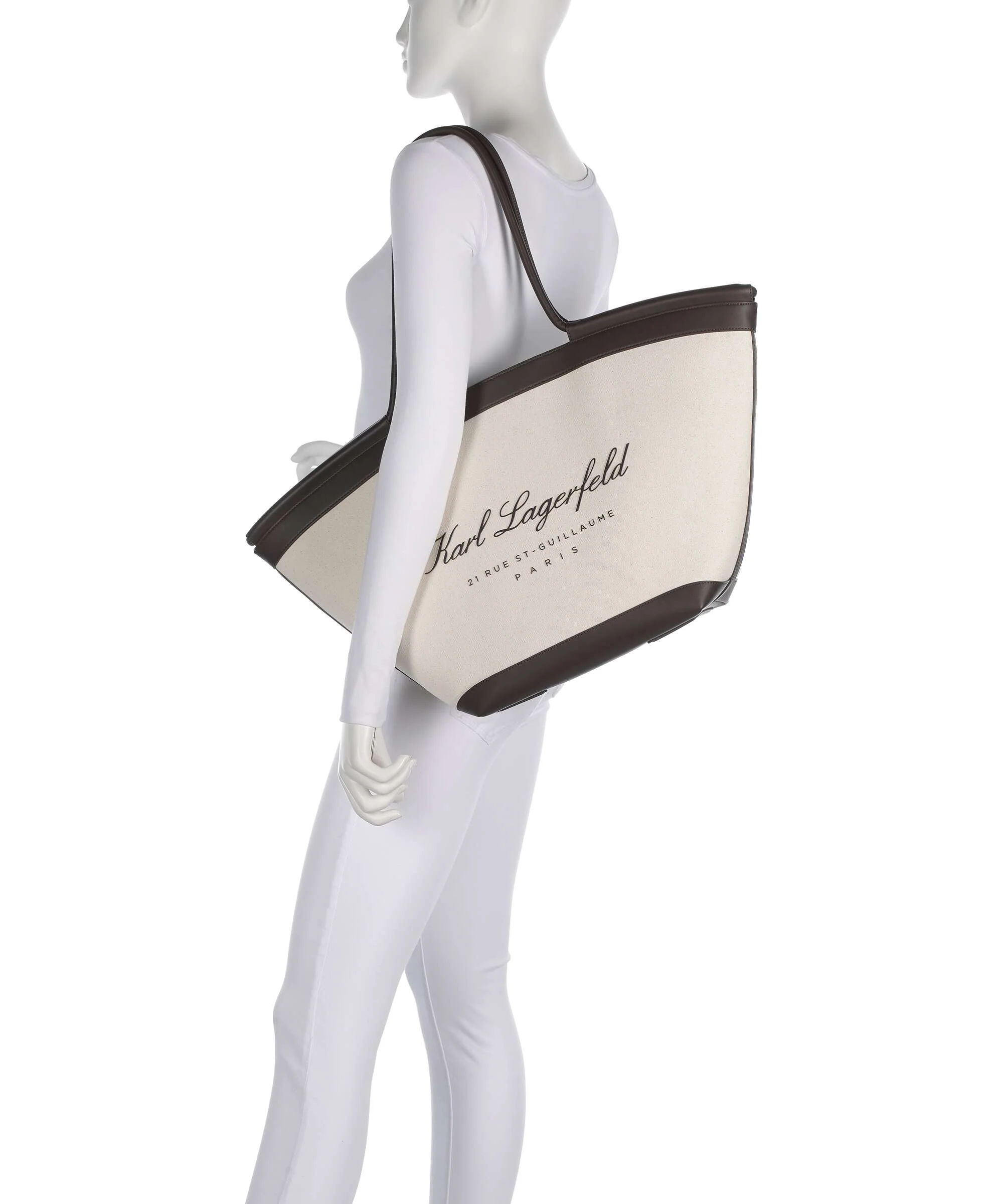Karl Lagerfeld K/Hotel Karl Large Torba na zakupy natural - Image 3