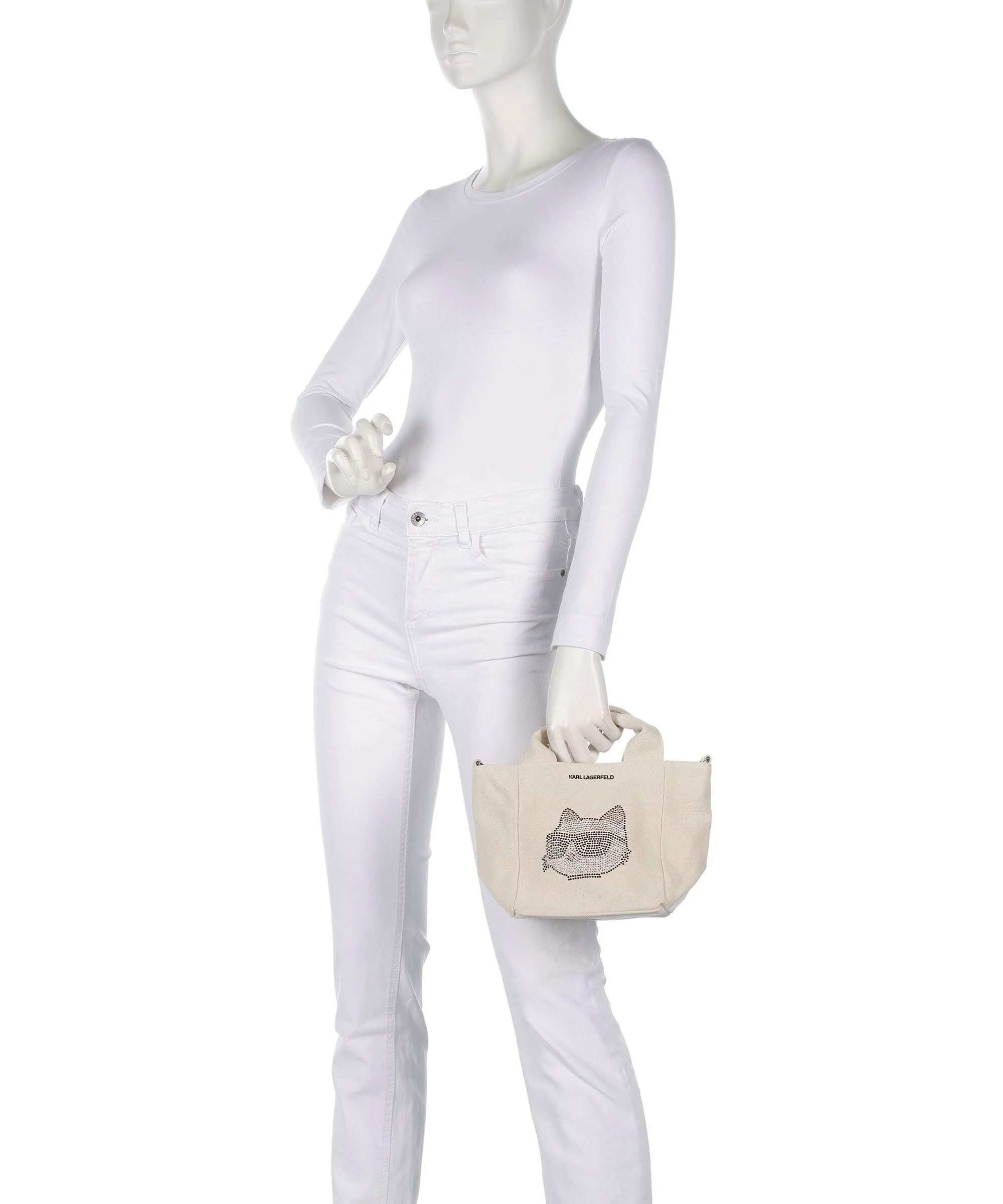 Karl Lagerfeld K/Ikonik Choupette Mini Torba przez ramię natural - Image 3