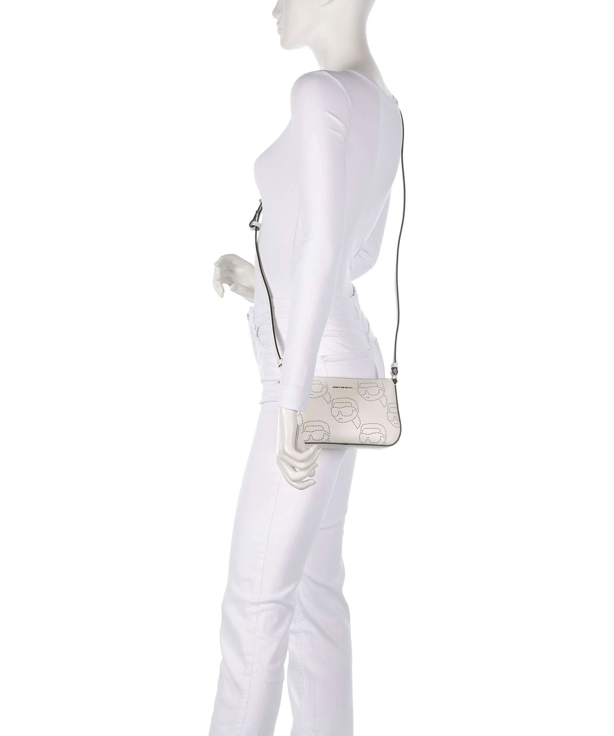 Karl Lagerfeld K/Ikonik Torba przez ramię offwhite - Image 3