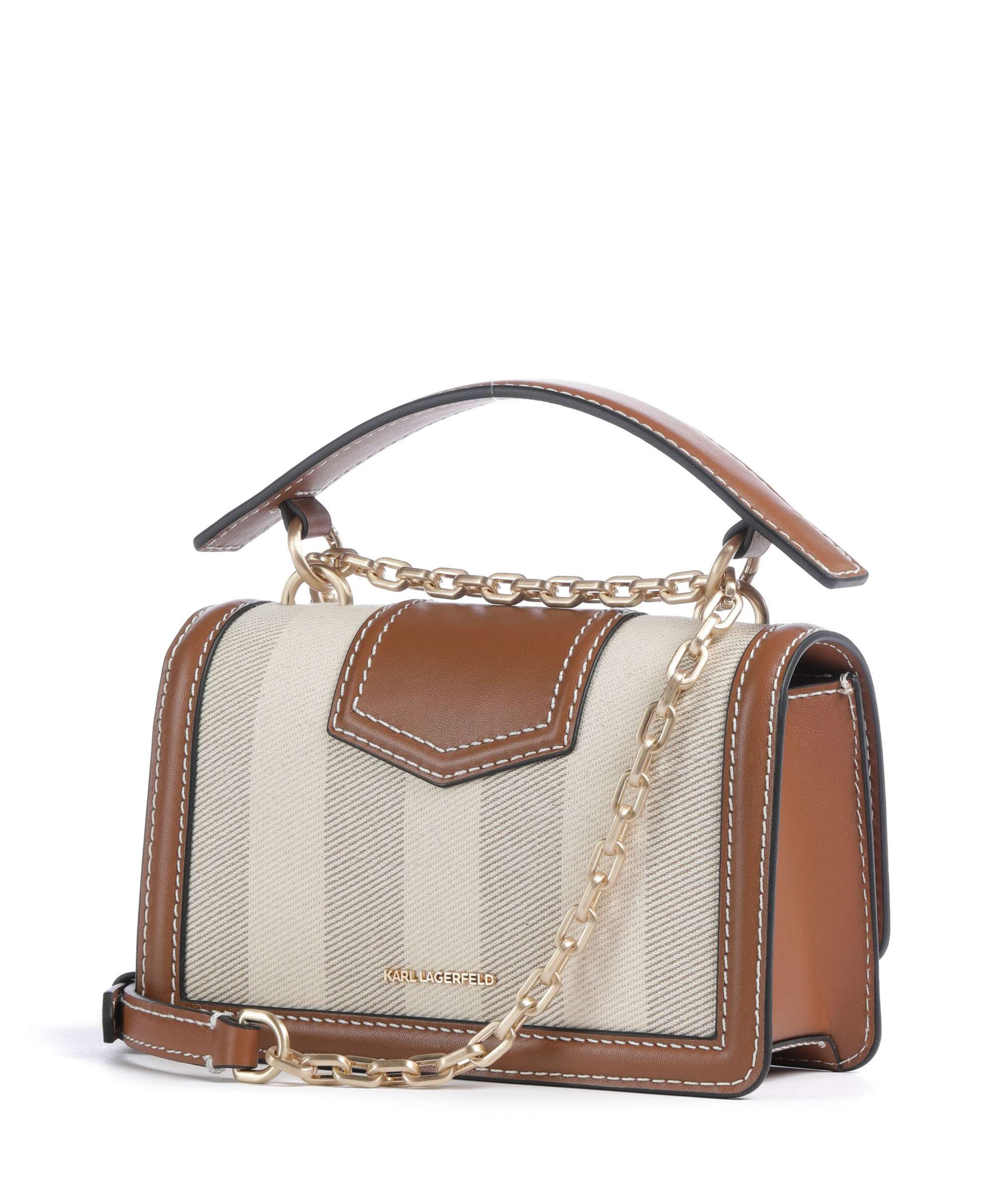 Karl Lagerfeld K/Nova Small Torba przez ramię natural canvas/tan - Image 2