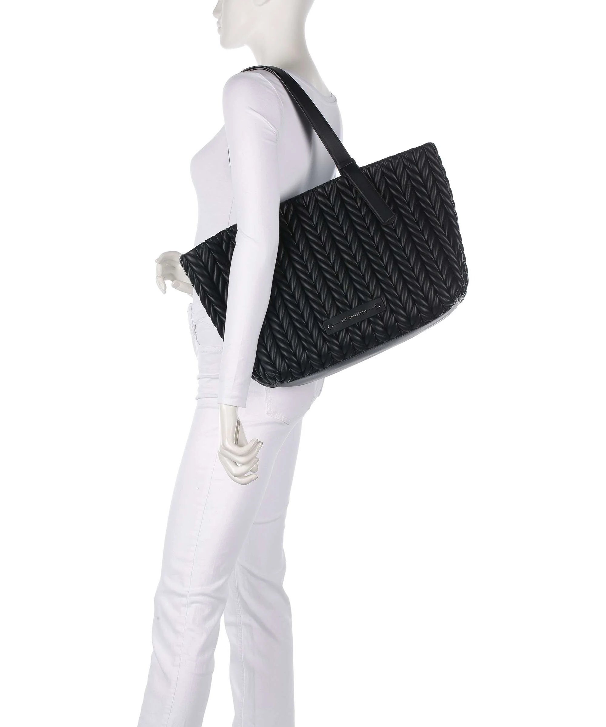 Karl Lagerfeld K/Pillow Torba na zakupy black/nickel - Image 3