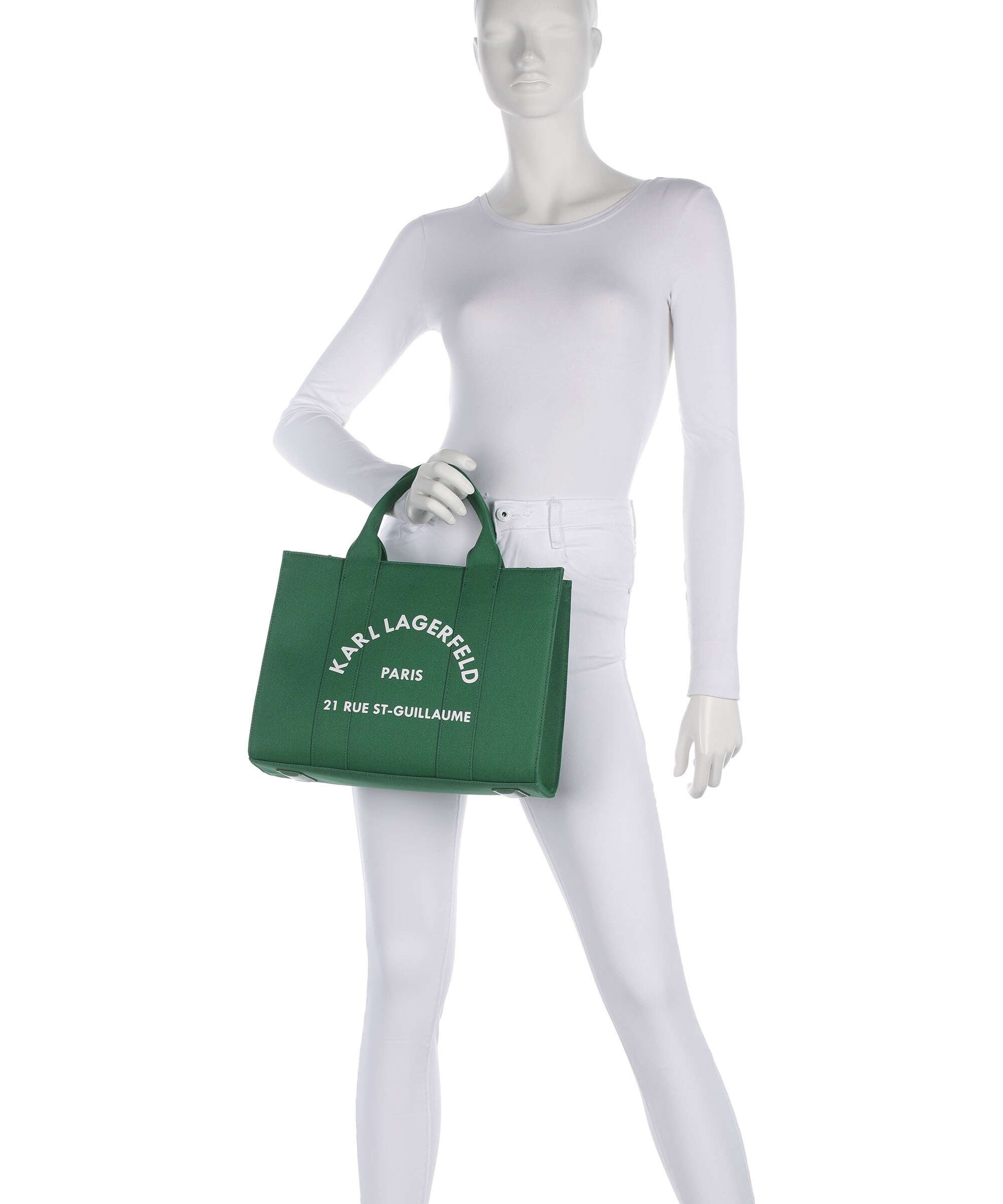 Karl Lagerfeld K/Rue St Guillaume Medium Torebka plant green - Image 3