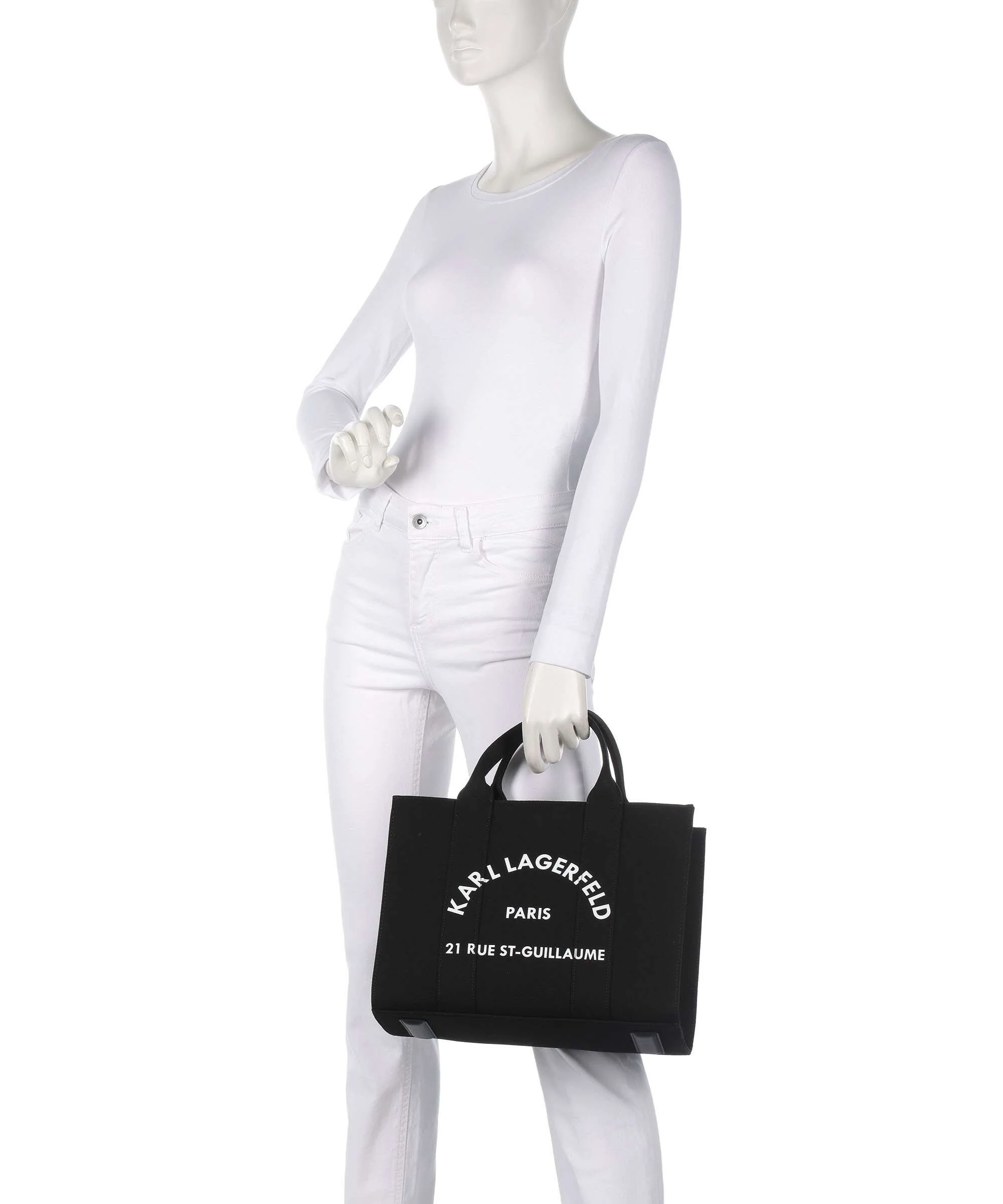 Karl Lagerfeld K/Rue St Guillaume Medium Torebka black - Image 4