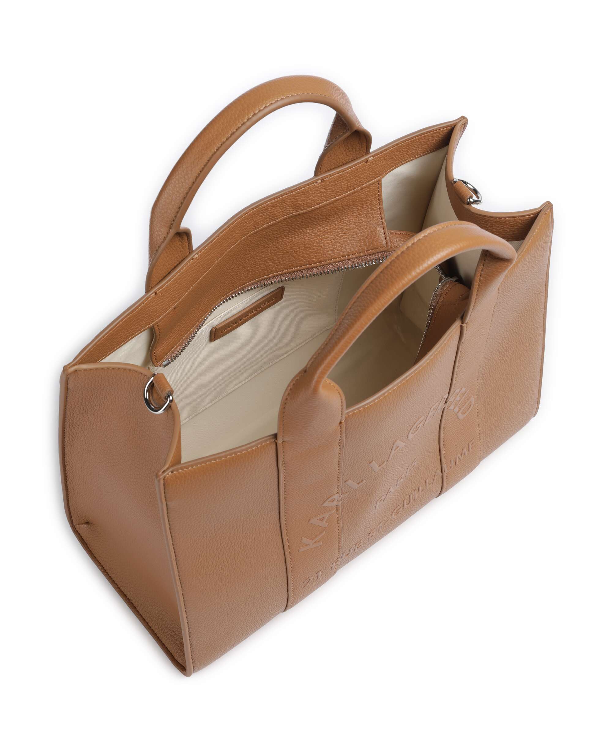 Karl Lagerfeld K/Rue St Guillaume Medium Torebka caramel - Image 5