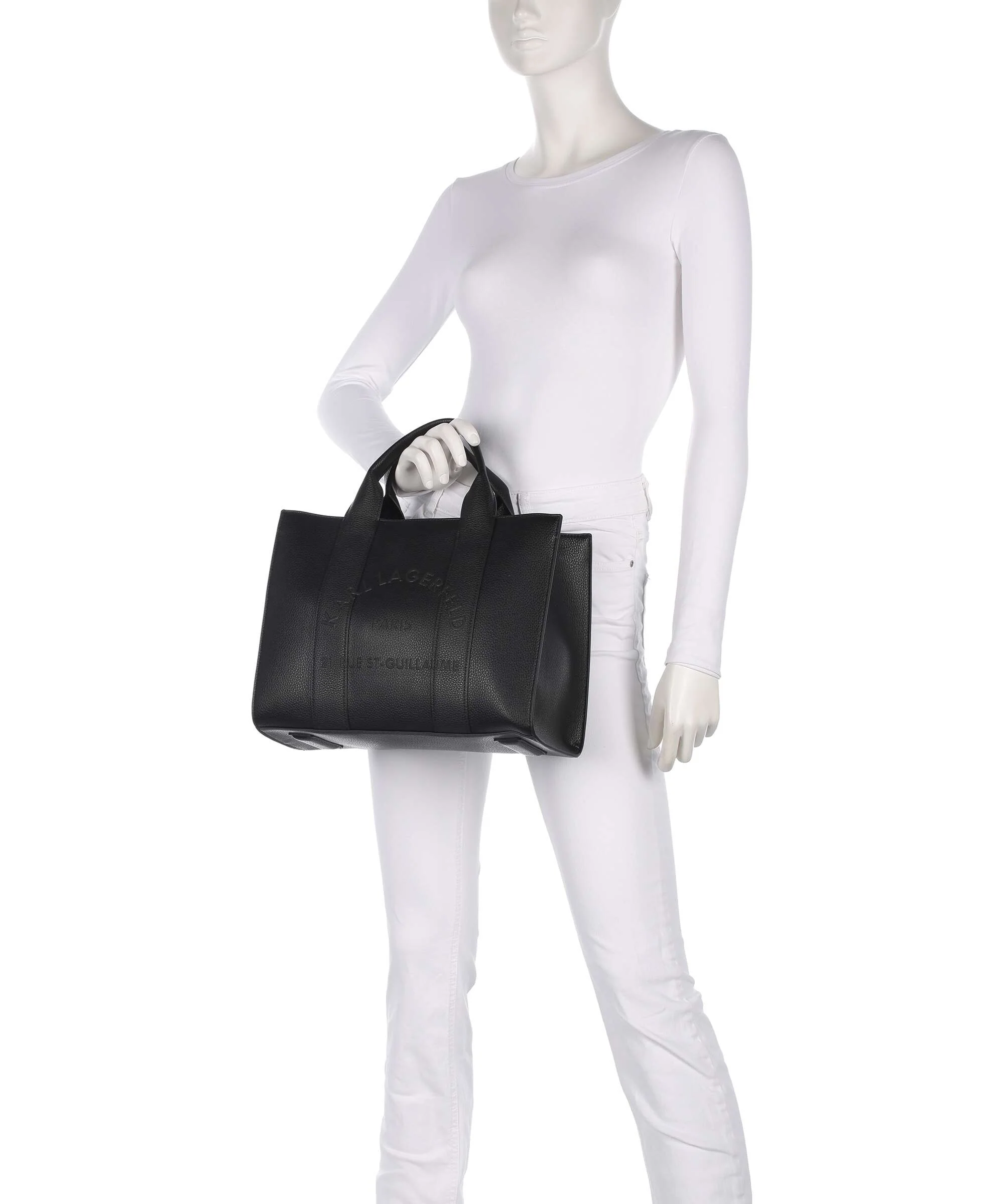 Karl Lagerfeld K/Rue St Guillaume Medium Torebka black - Image 3