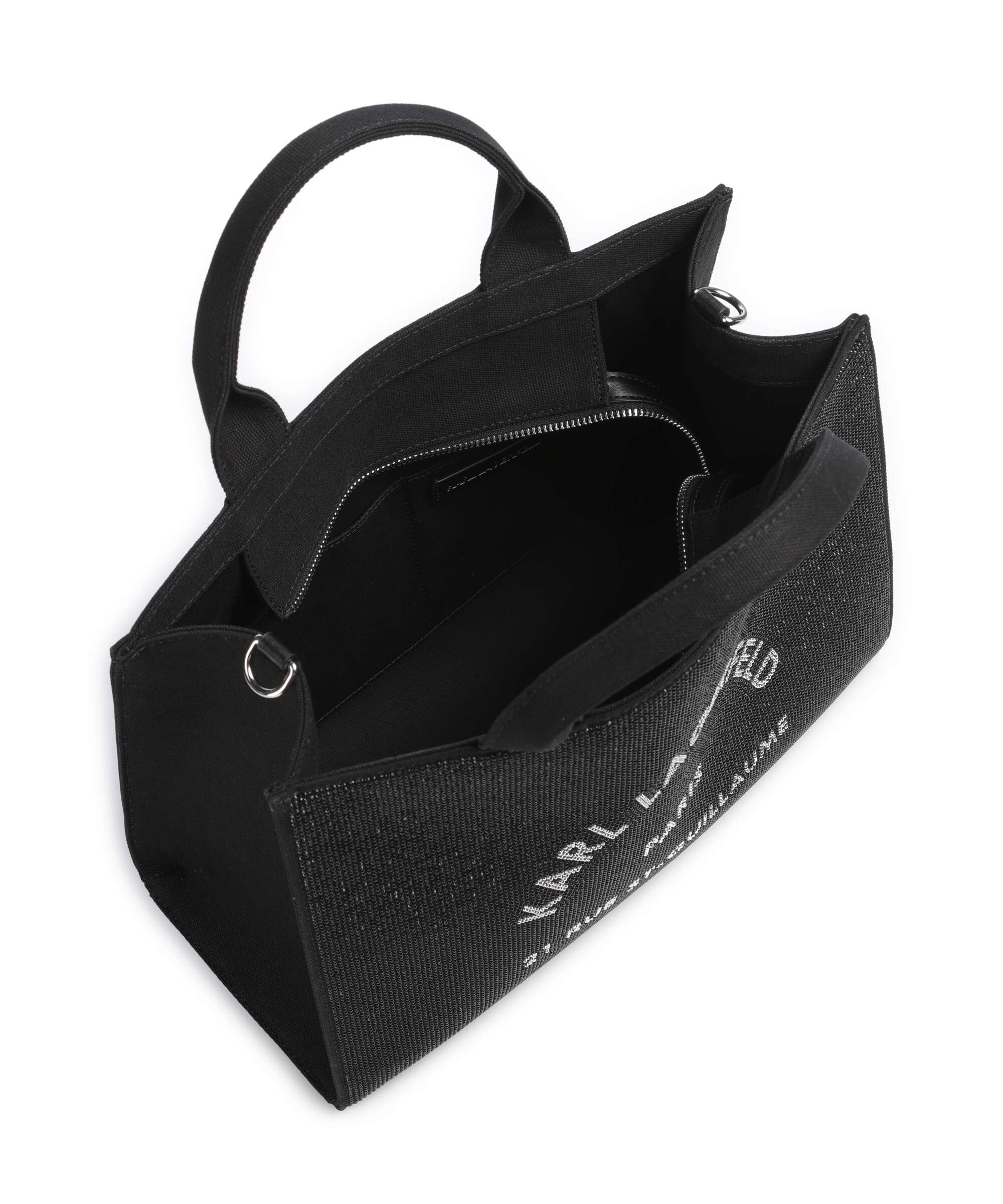 Karl Lagerfeld K/Rue St Guillaume Medium Torebka black embellishment - Image 5