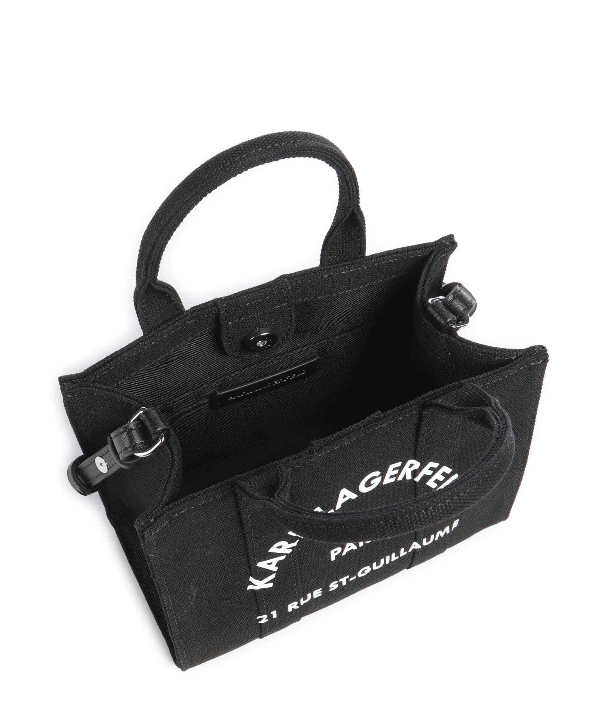 Karl Lagerfeld K/Rue St Guillaume Mini Torba przez ramię black - Image 6