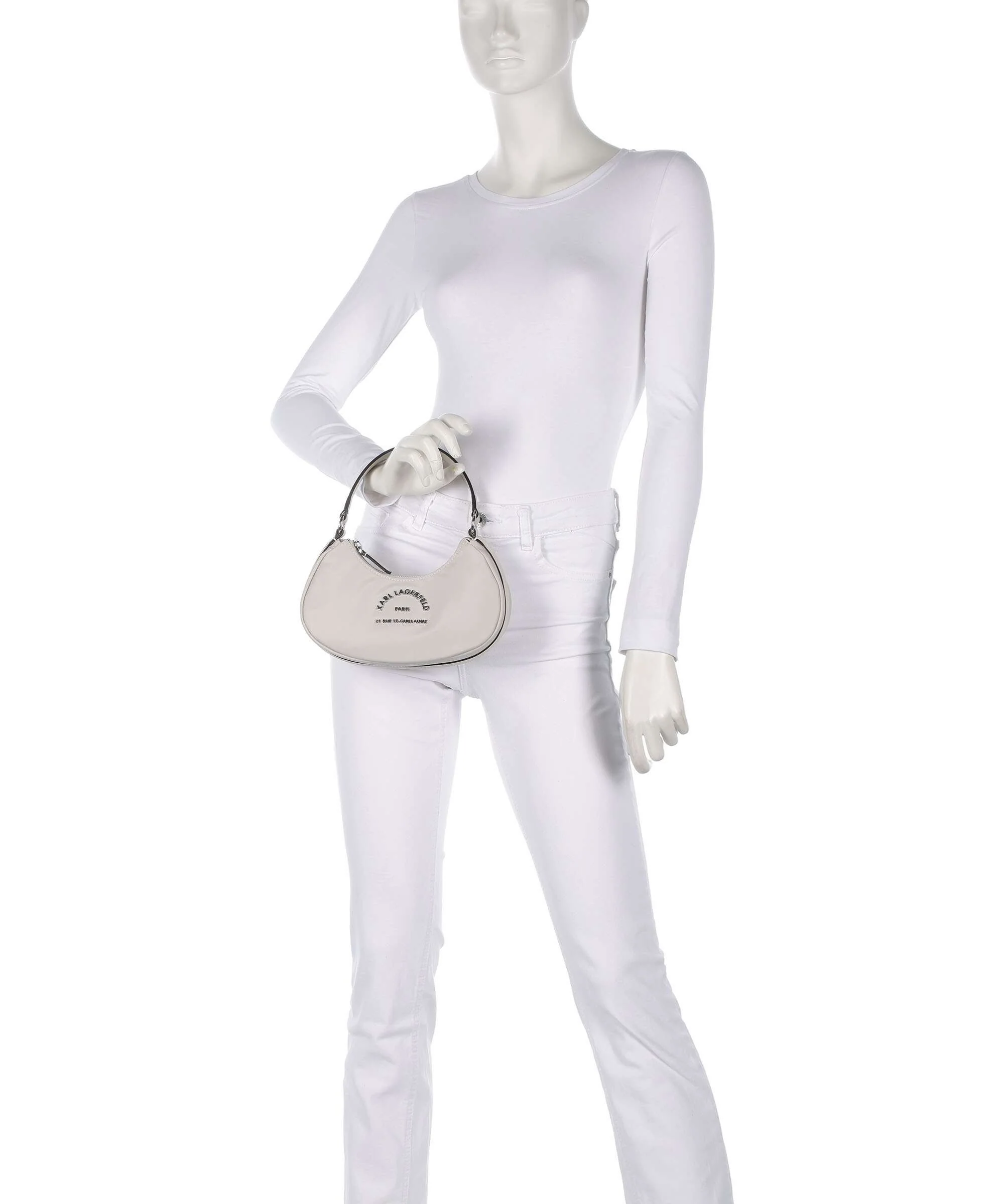 Karl Lagerfeld K/Rue St Guillaume Torba na ramię cement - Image 3