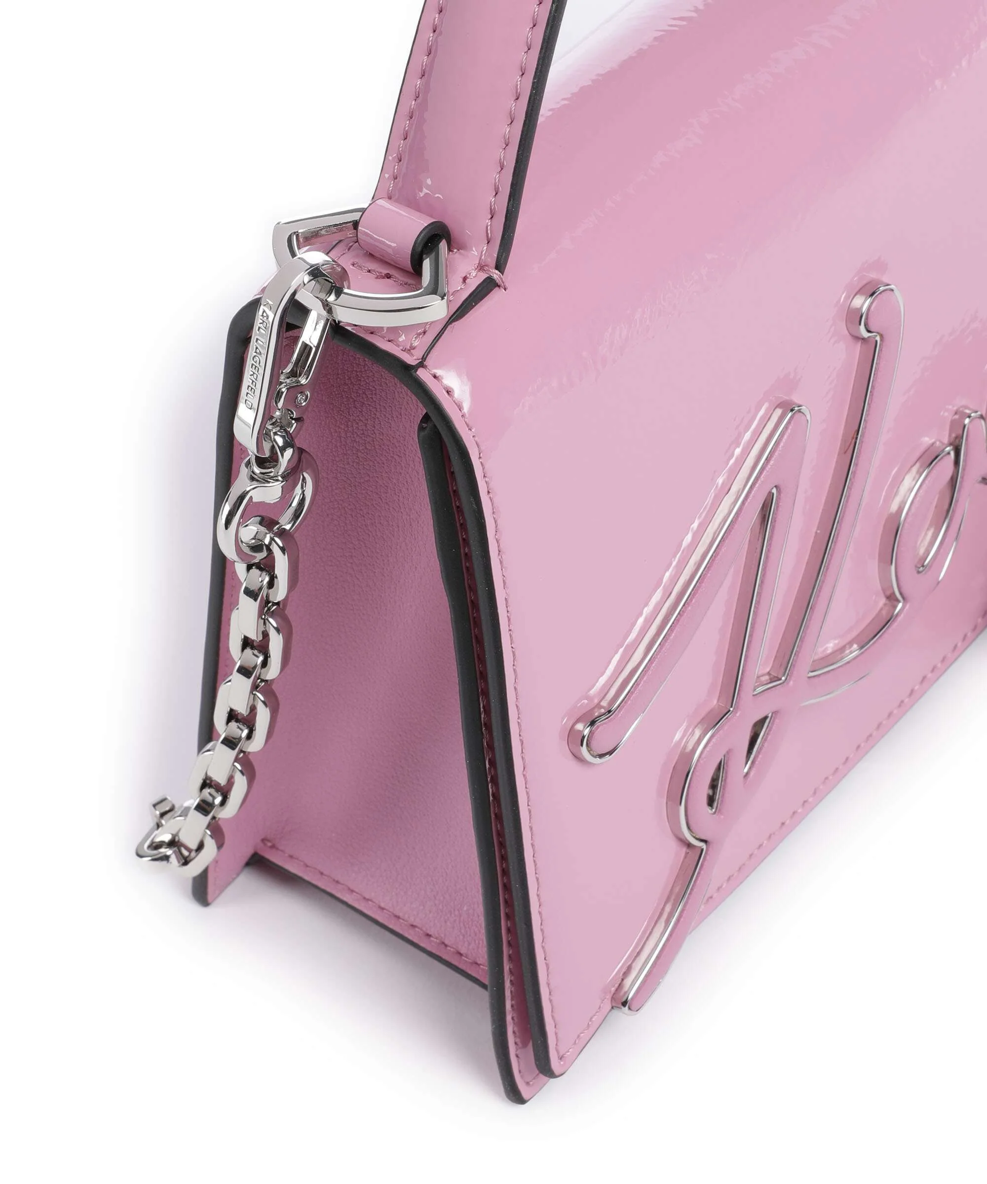 Karl Lagerfeld K/Signature 2.0 Small Torba przez ramię cyclamen - Image 4