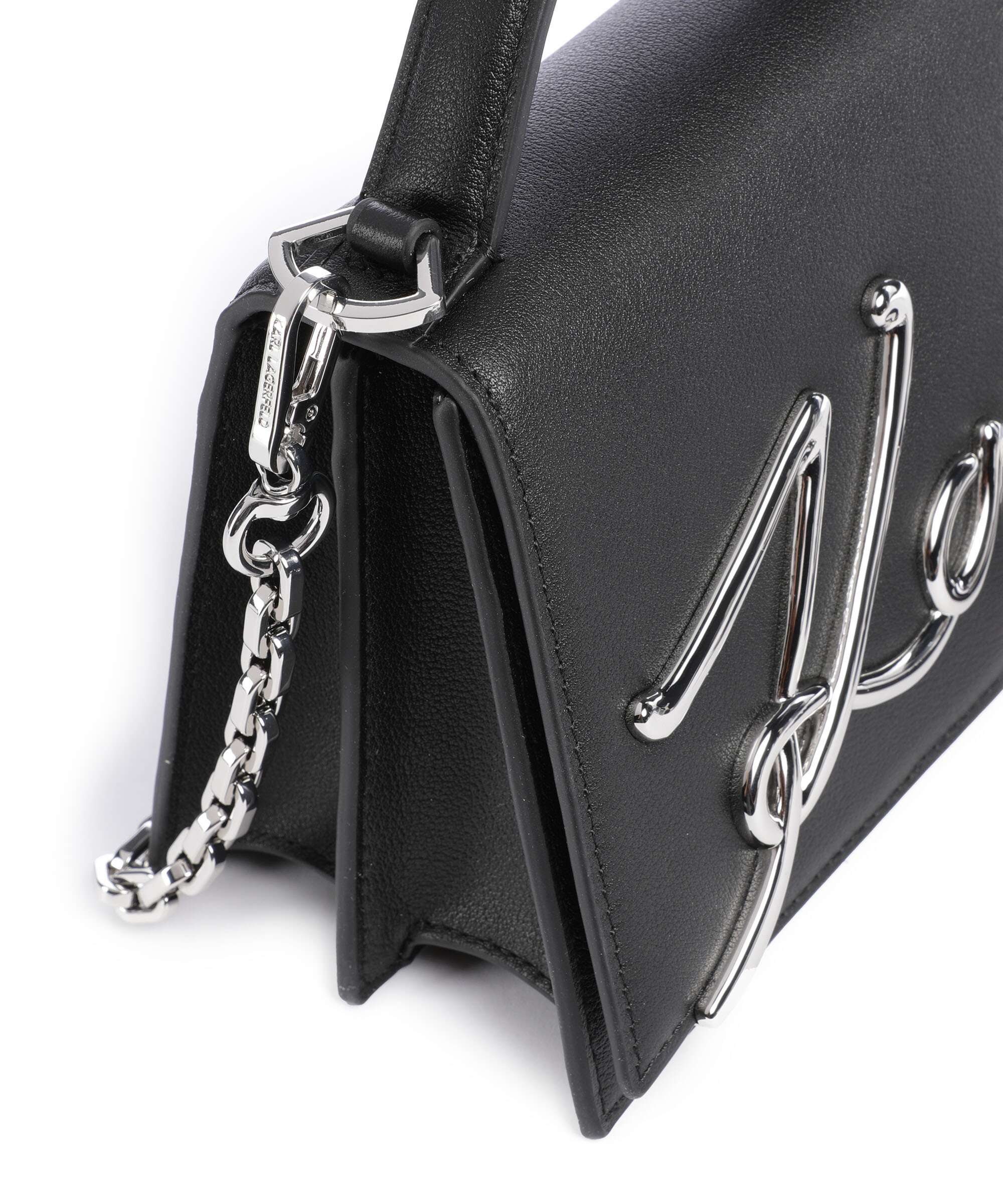 Karl Lagerfeld K/Signature 2.0 Torba przez ramię black/nickel - Image 4