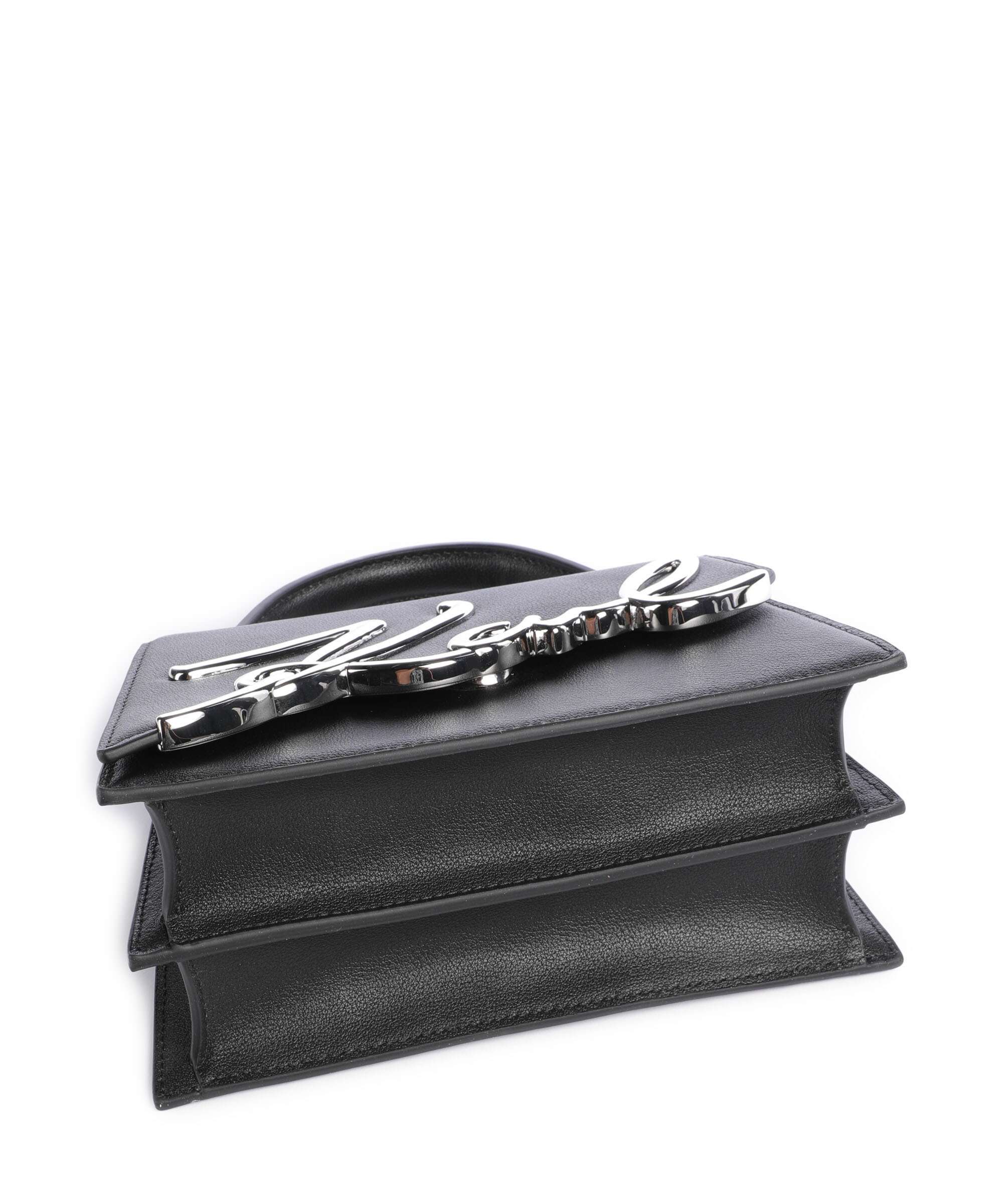 Karl Lagerfeld K/Signature 2.0 Torba przez ramię black/nickel - Image 5