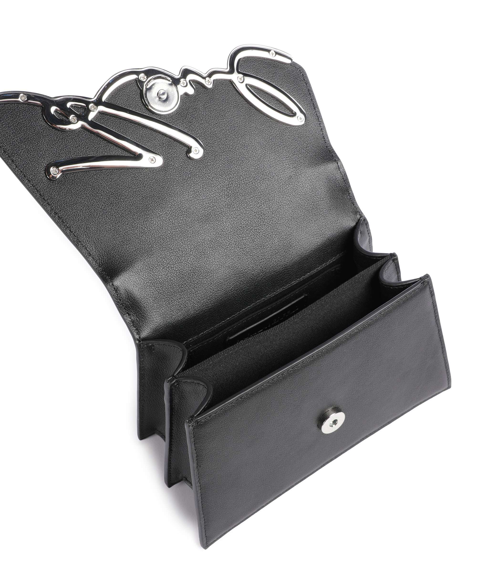 Karl Lagerfeld K/Signature 2.0 Torba przez ramię black/nickel - Image 6
