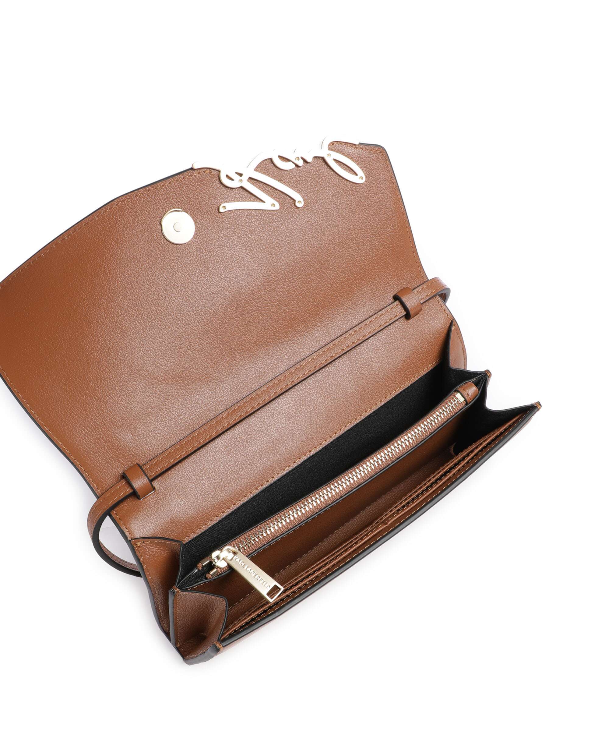 Karl Lagerfeld K/Signature Mini Torba przez ramię natural canvas/tan - Image 5