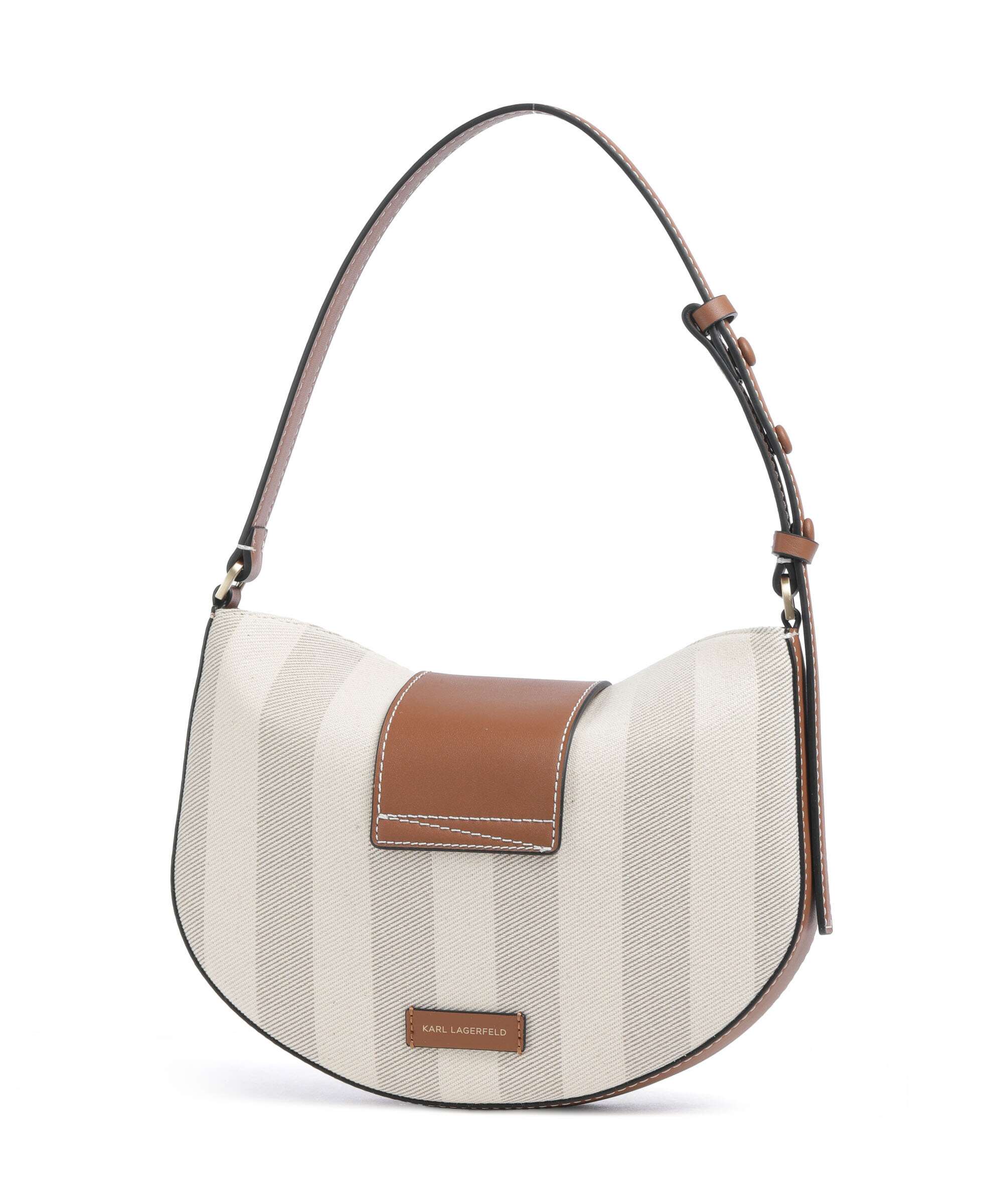 Karl Lagerfeld K/Signature Torba na ramię natural canvas/tan - Image 2