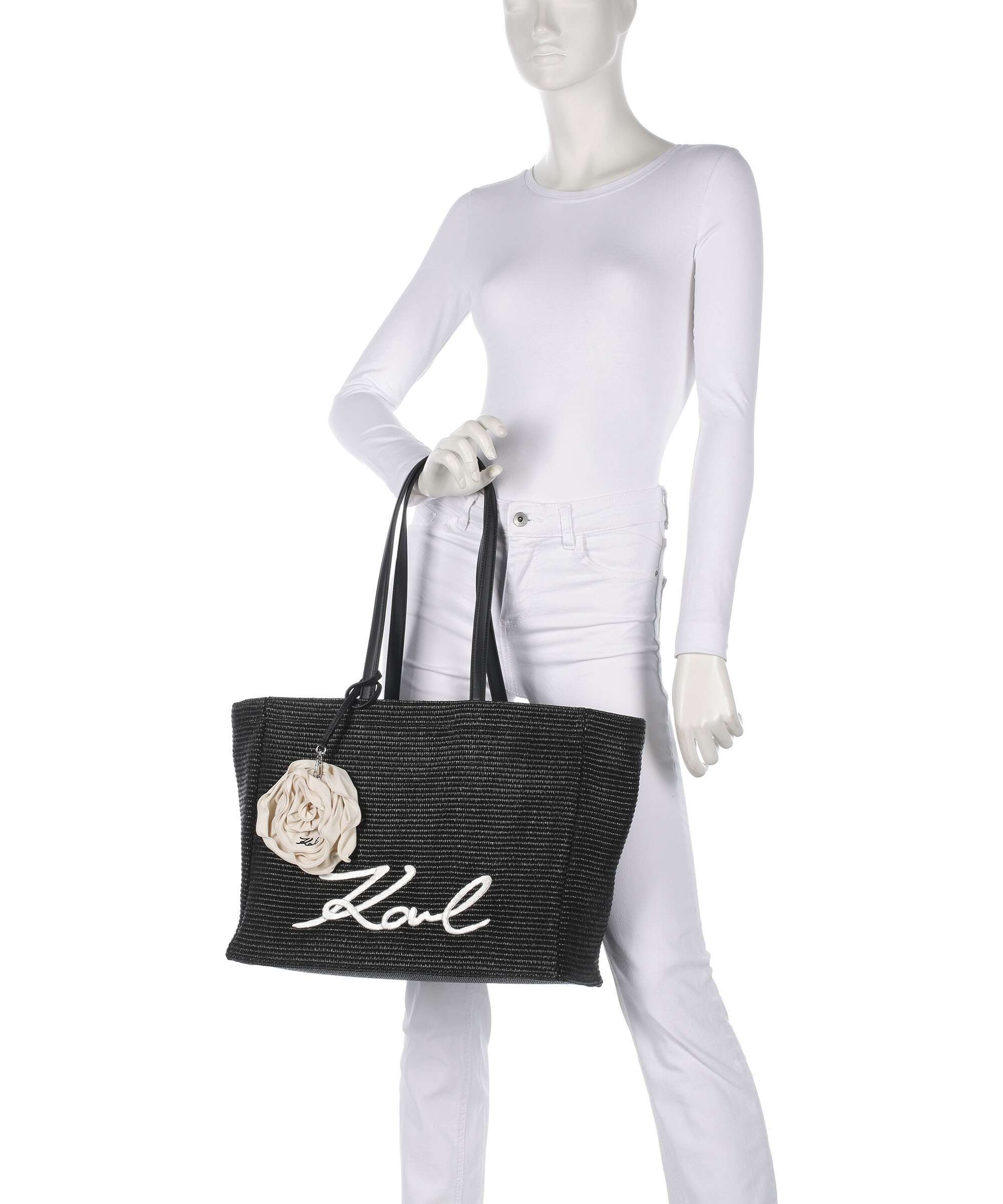 Karl Lagerfeld K/Signature Torba na zakupy black - Image 3