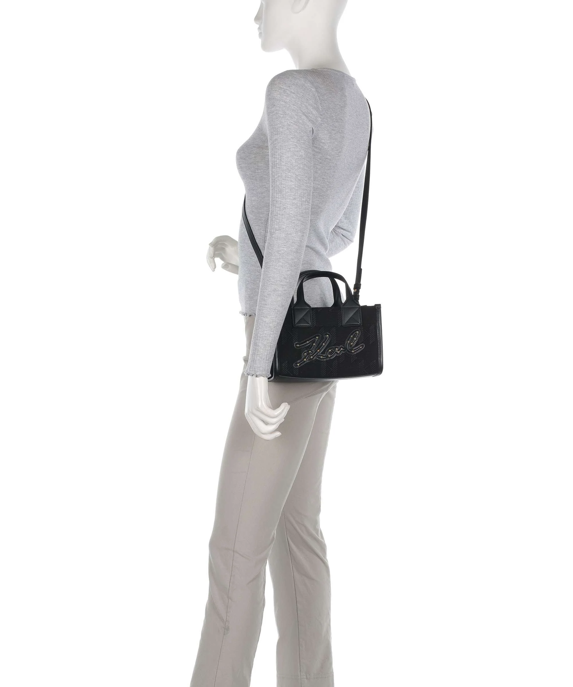 Karl Lagerfeld K/Skuare Small Torba przez ramię black - Image 3