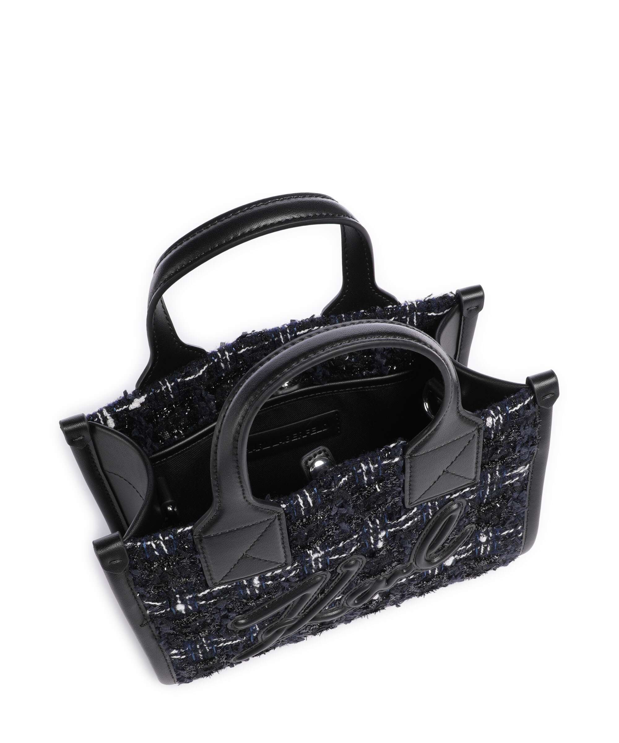 Karl Lagerfeld K/Skuare Small Torebka dark navy/boucle - Image 6