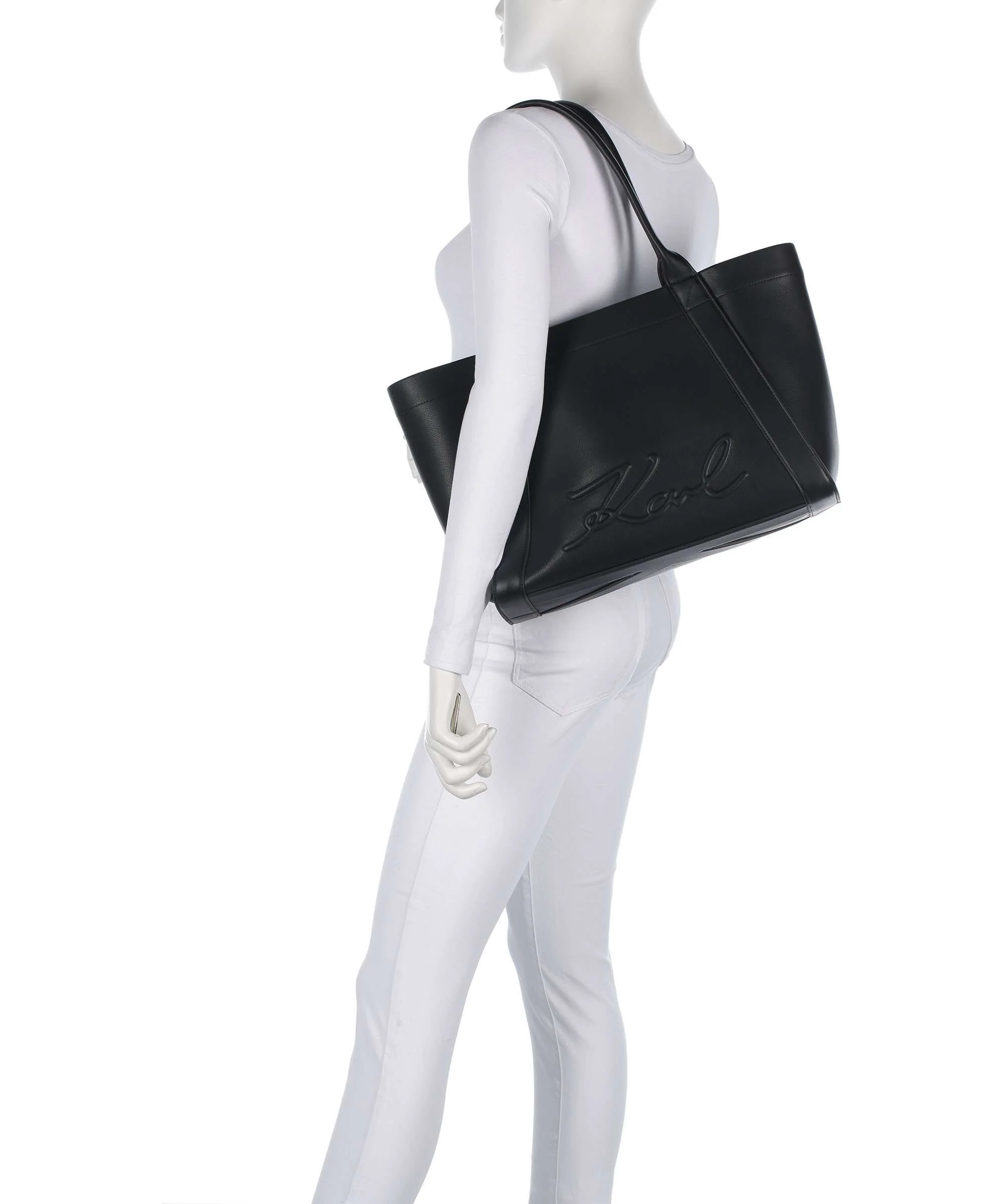 Karl Lagerfeld K/Ville Medium Torba na zakupy black/nickel - Image 3