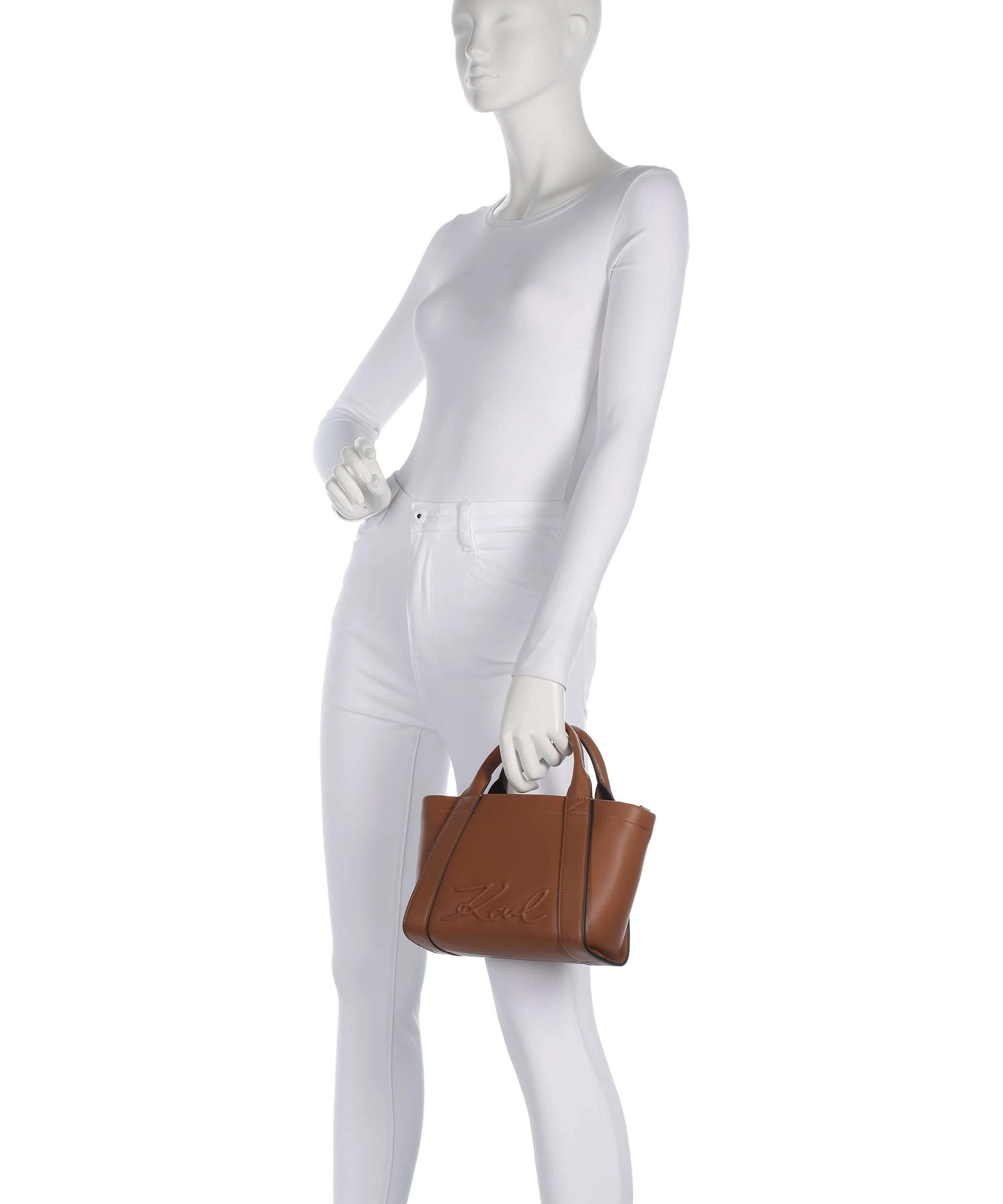Karl Lagerfeld K/Ville Small Torebka dark tan - Image 3