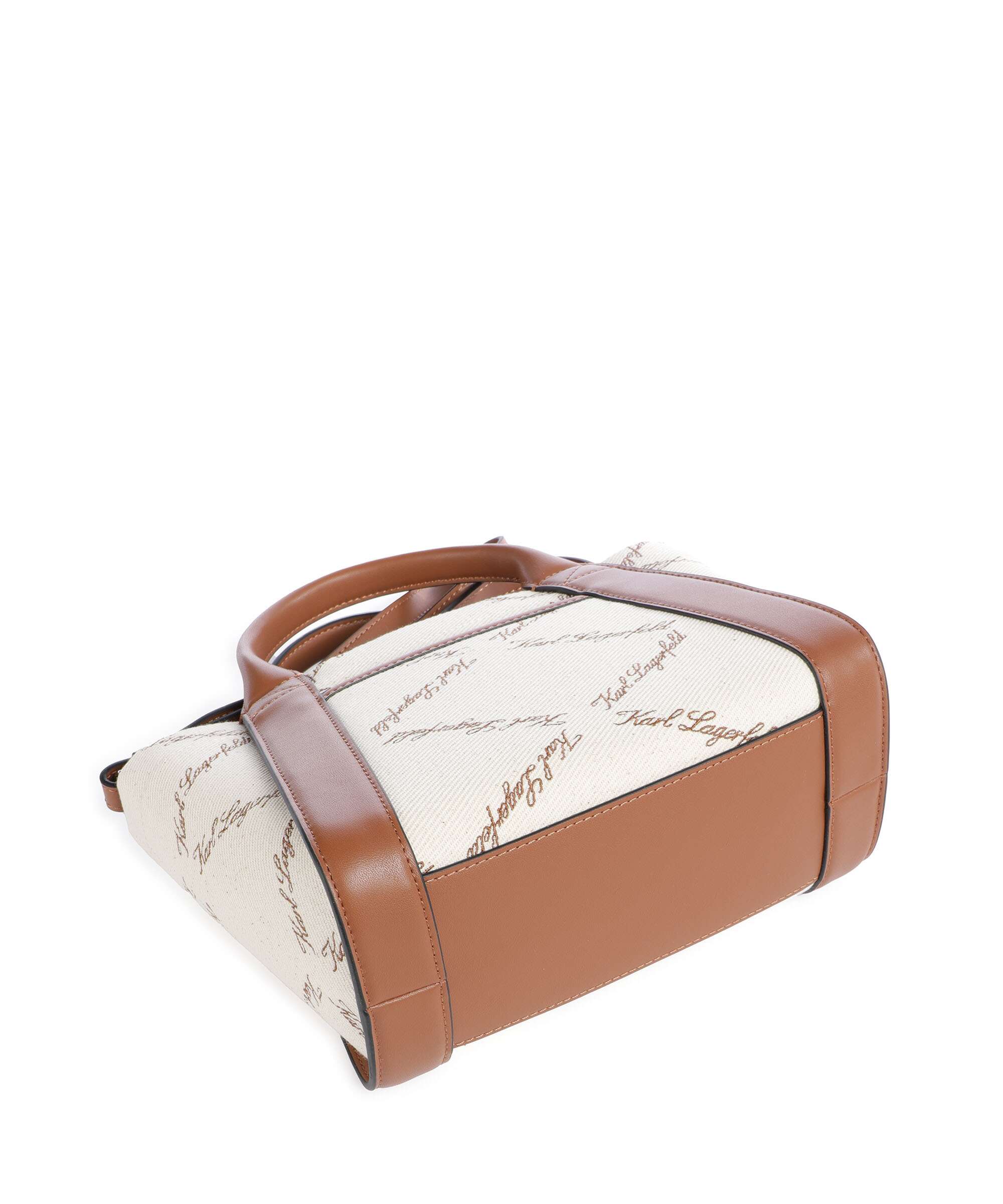 Karl Lagerfeld K/Ville Small Torebka natural canvas/tan - Image 4