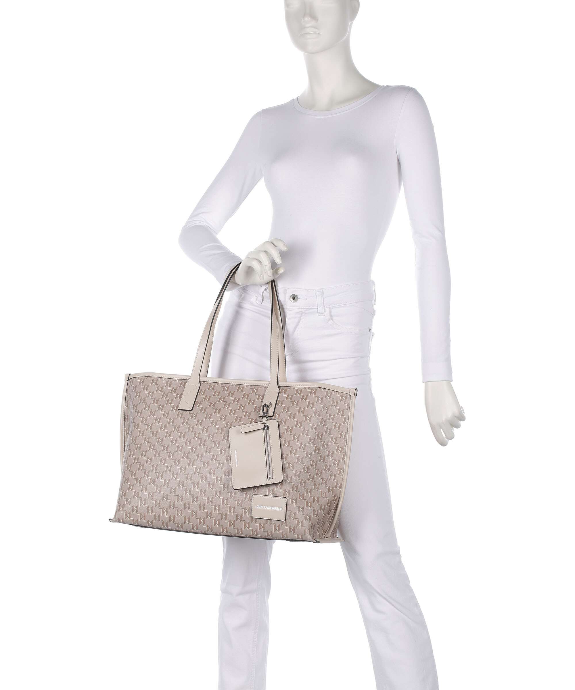 Karl Lagerfeld K/Voyage Torba na zakupy trench beige/mono - Image 3