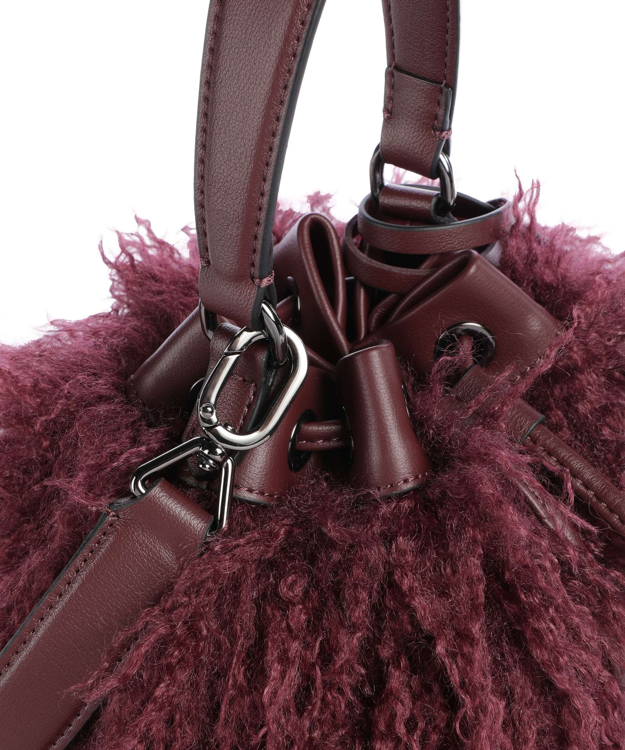 Karl Lagerfeld K/Weave Torebka worek windsor/burgundy - Image 5