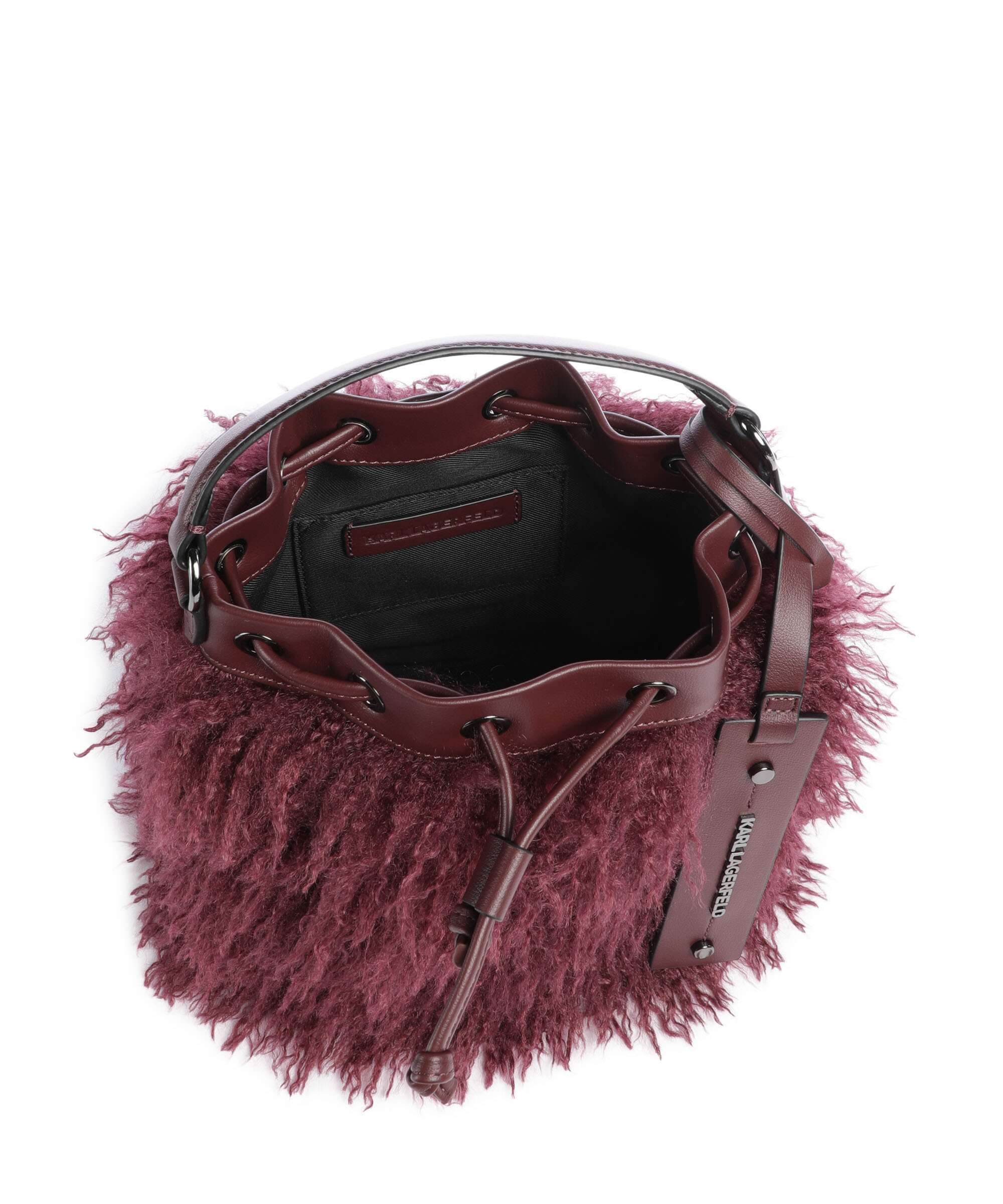 Karl Lagerfeld K/Weave Torebka worek windsor/burgundy - Image 7
