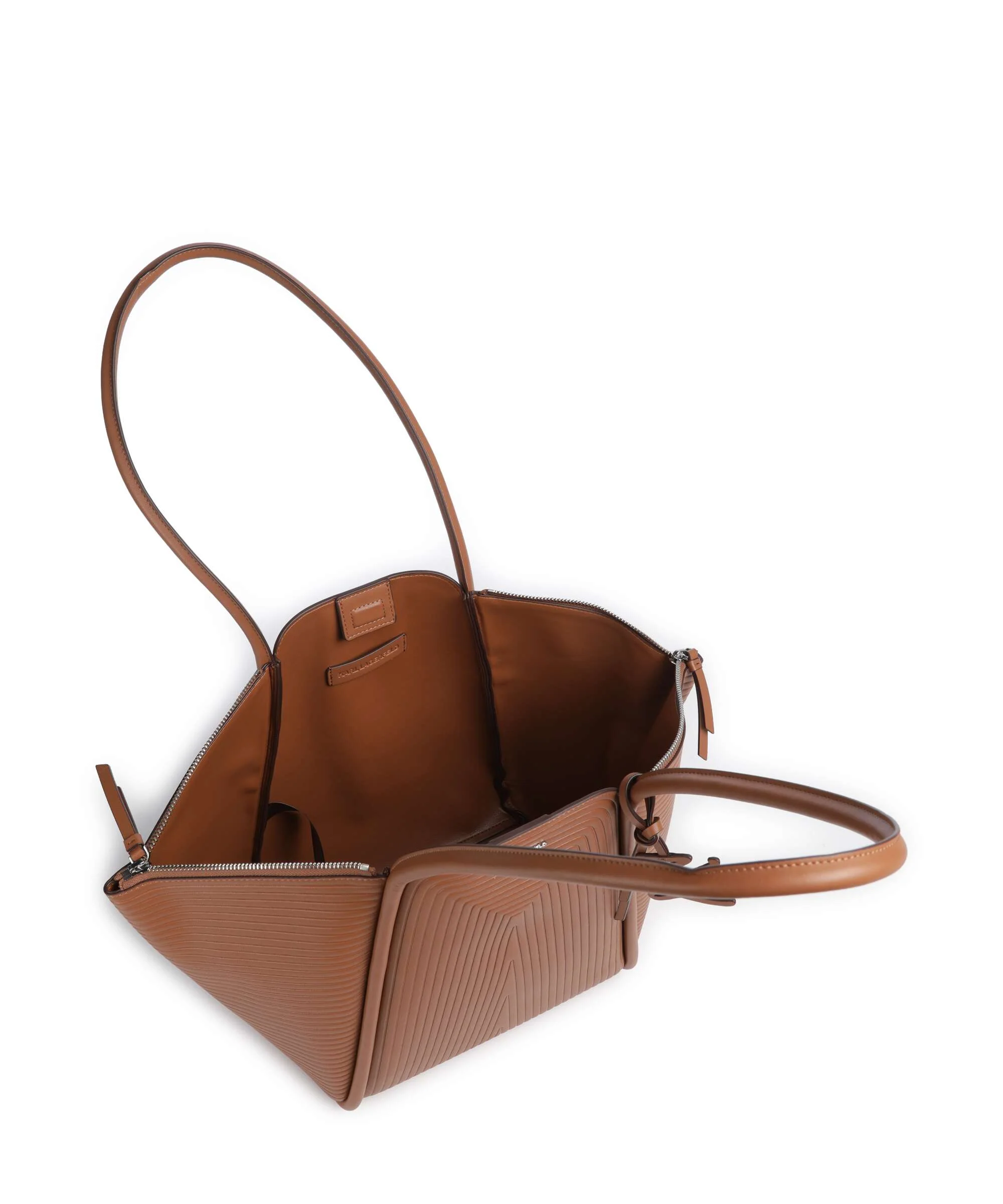 Karl Lagerfeld K/Wellen Medium Torba na zakupy dark tan - Image 6