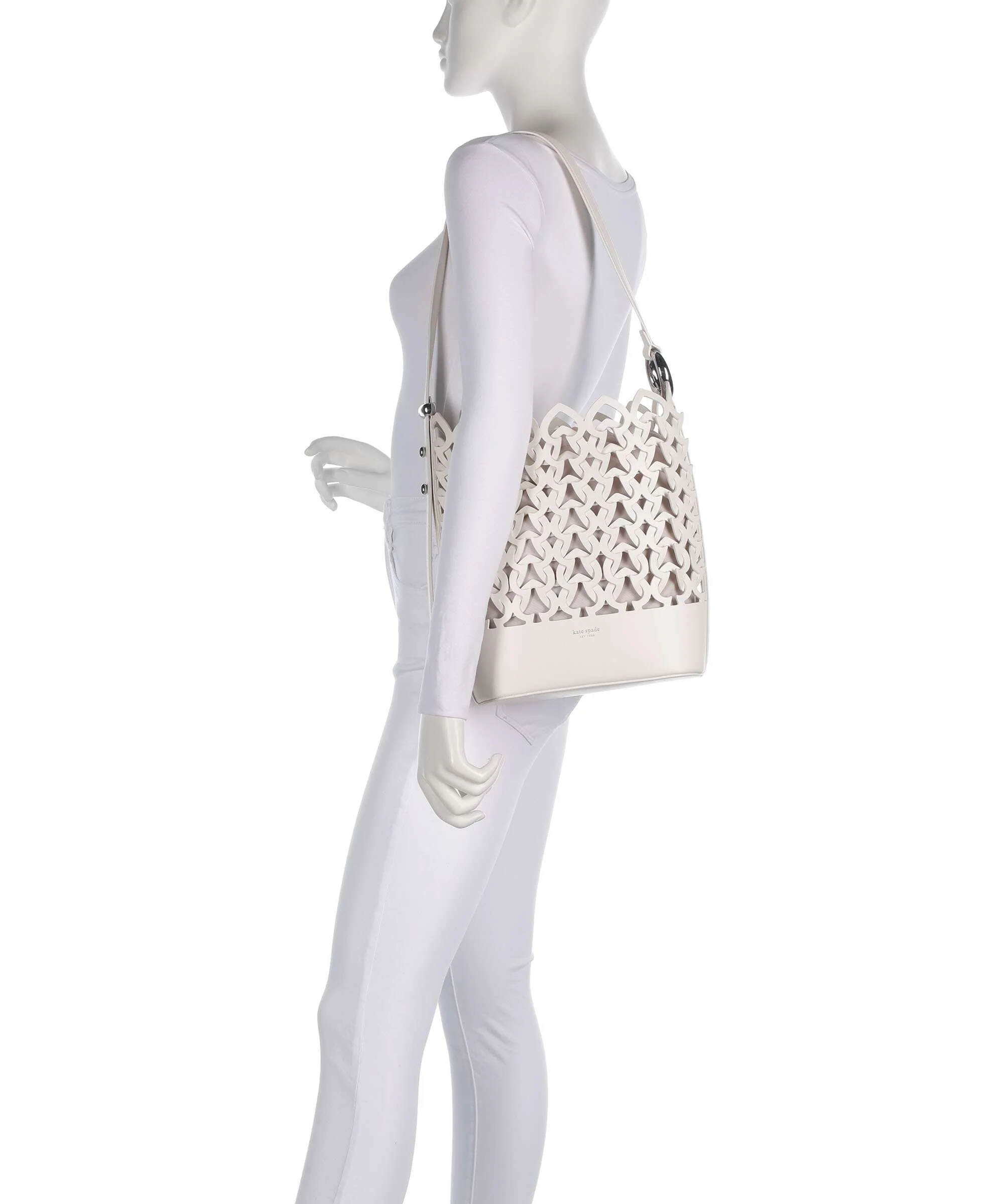 Kate Spade New York Halo Torebka worek cream - Image 3