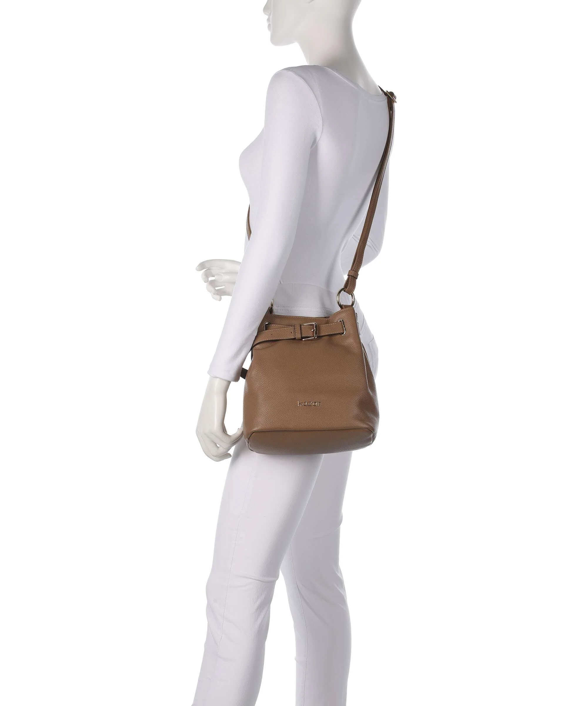 Kazar Salve Torebka worek light brown - Image 4