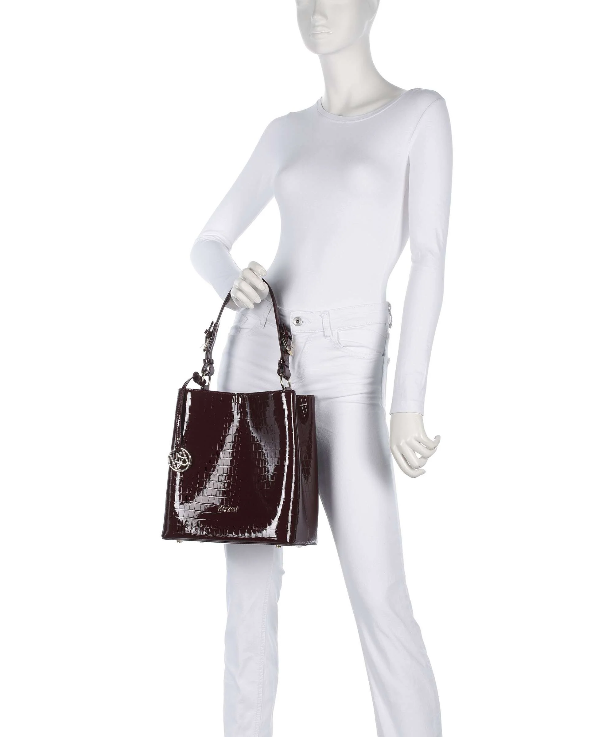 Kazar Victoria Torebka worek maroon - Image 3
