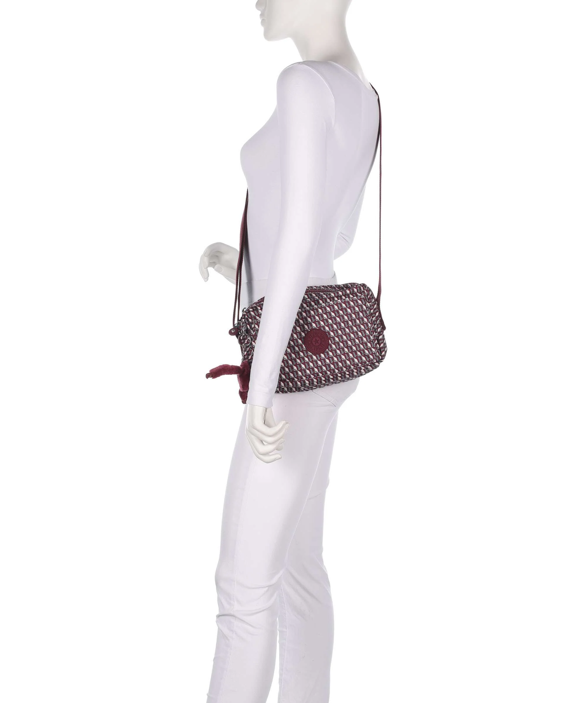 Kipling Basic Abanu M Torba przez ramię wine - Image 3