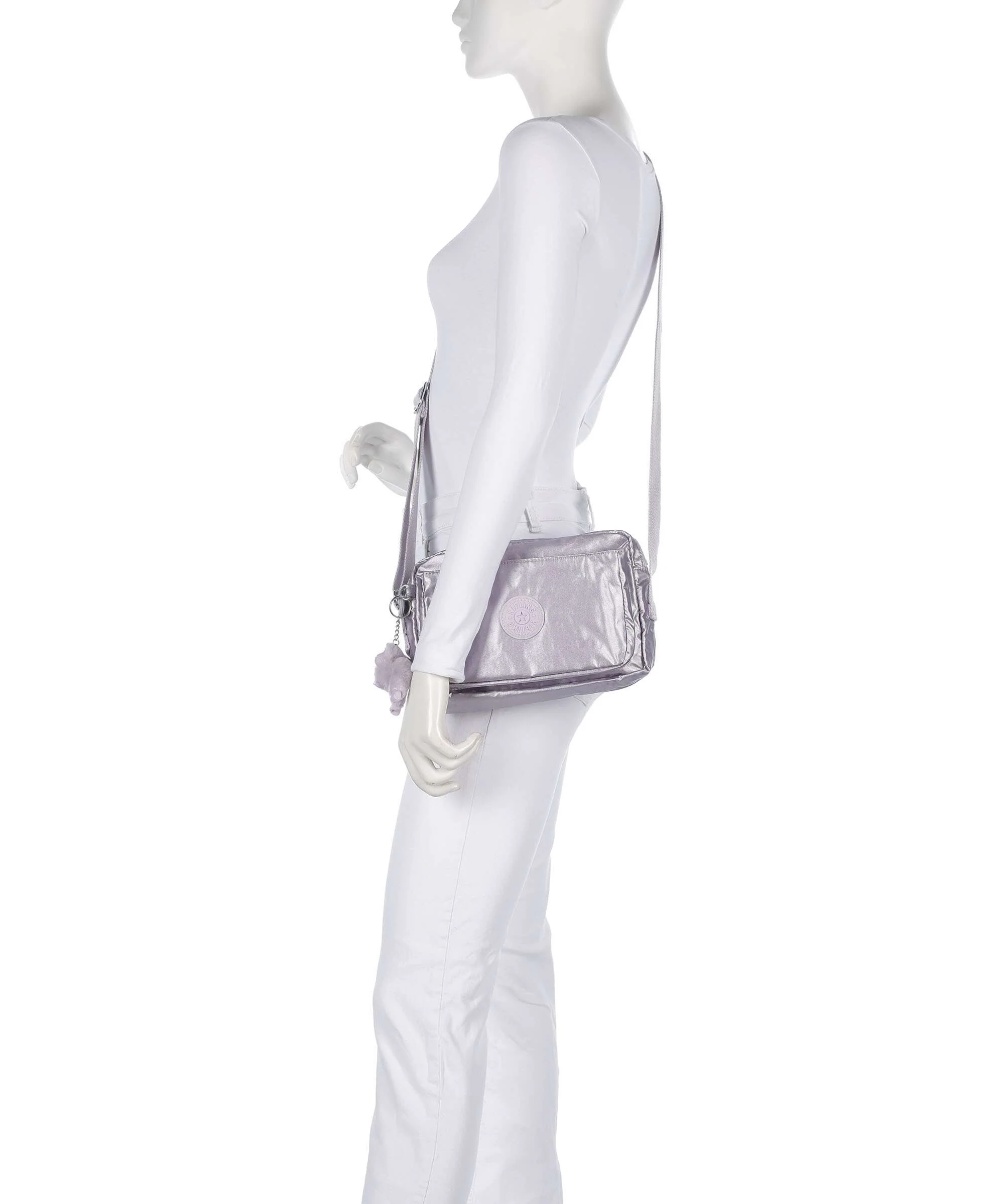 Kipling Basic Abanu M Torba przez ramię lilac moon/metallic - Image 3