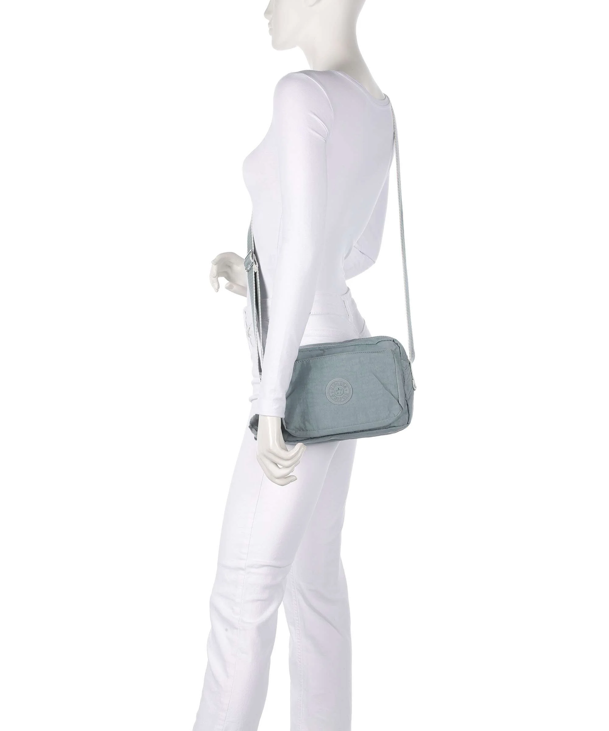 Kipling Basic Abanu M Torba przez ramię relaxed grey - Image 3
