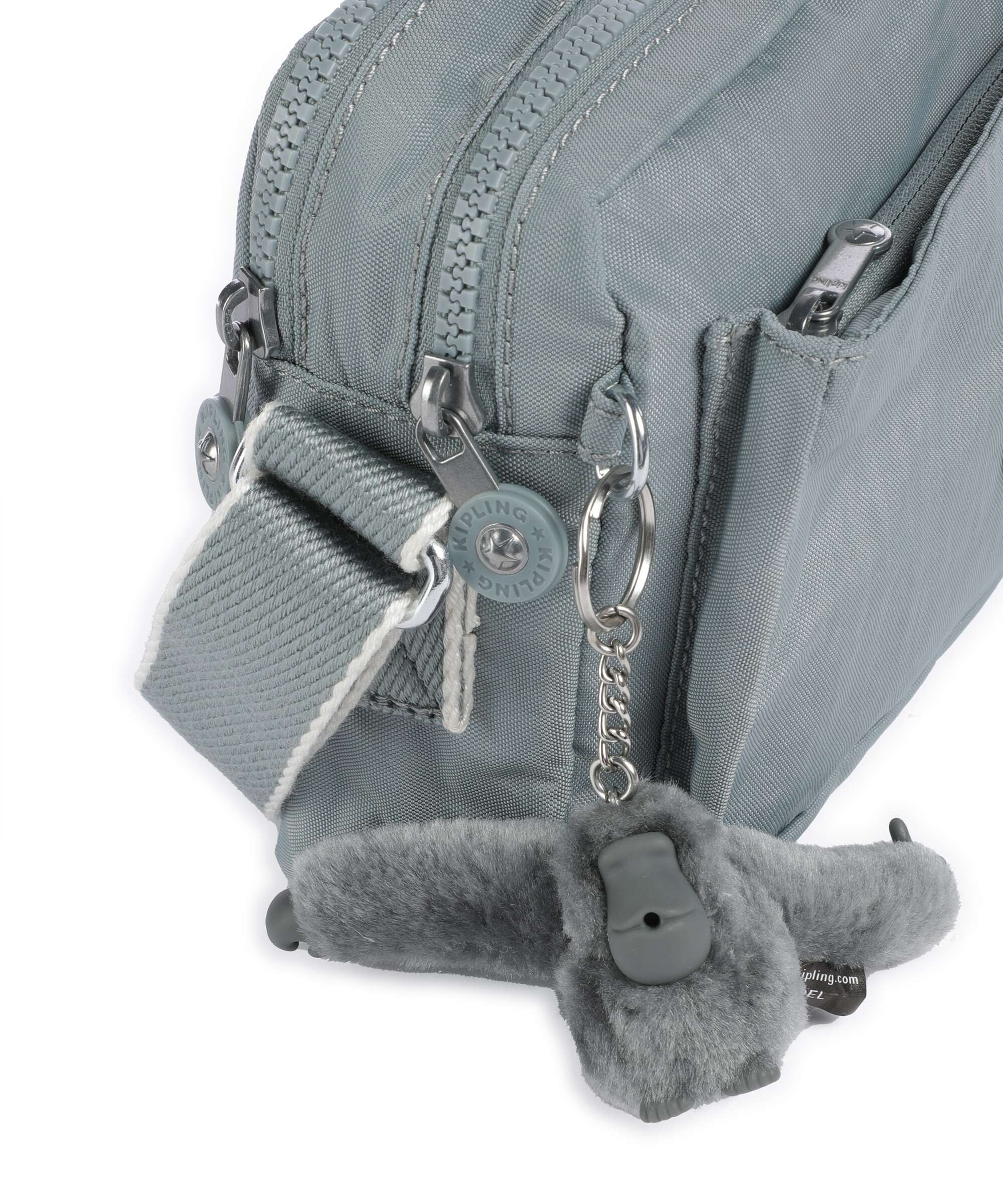 Kipling Basic Abanu M Torba przez ramię relaxed grey - Image 4