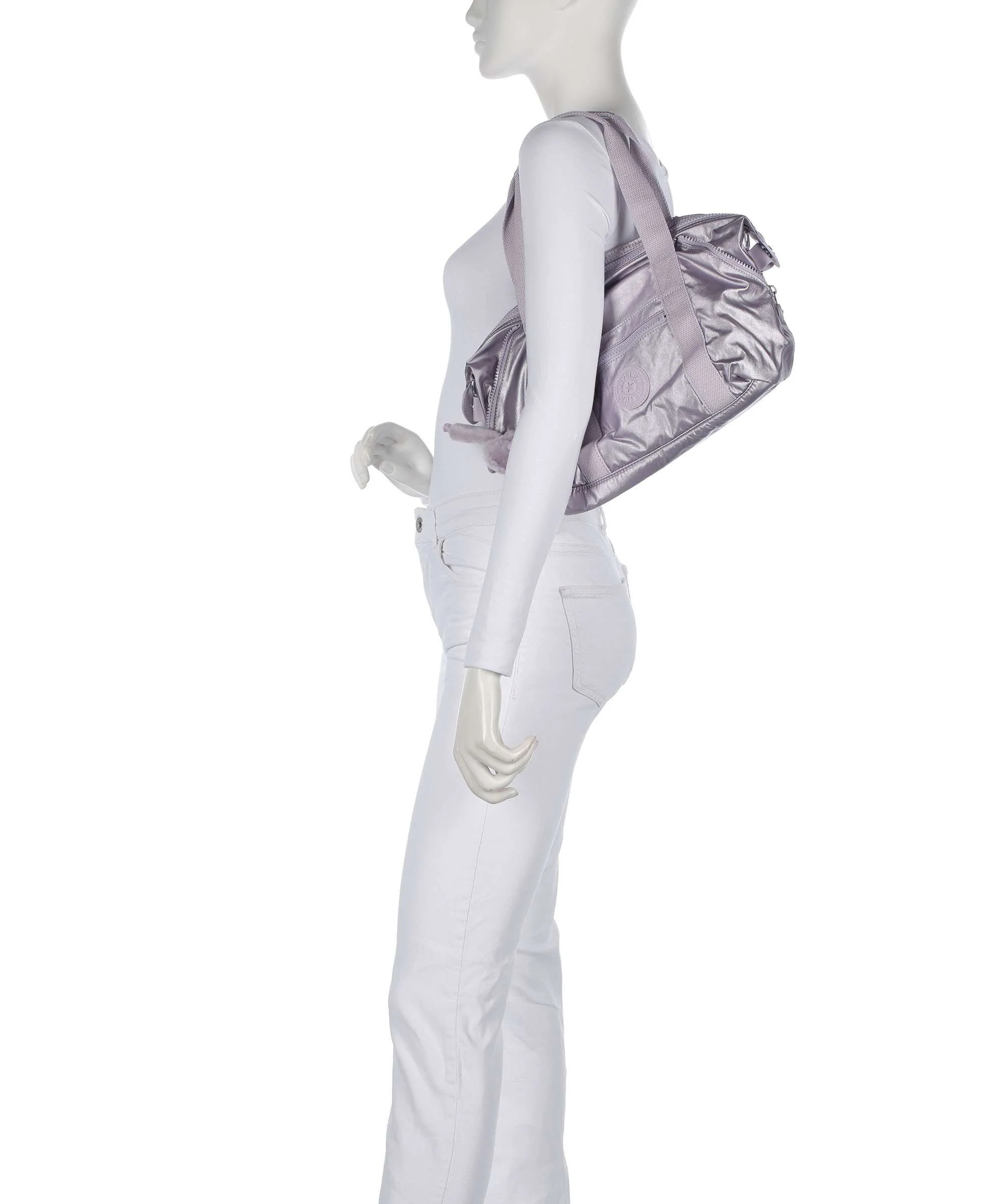 Kipling Basic Art Mini Torba na ramię lilac moon/metallic - Image 3