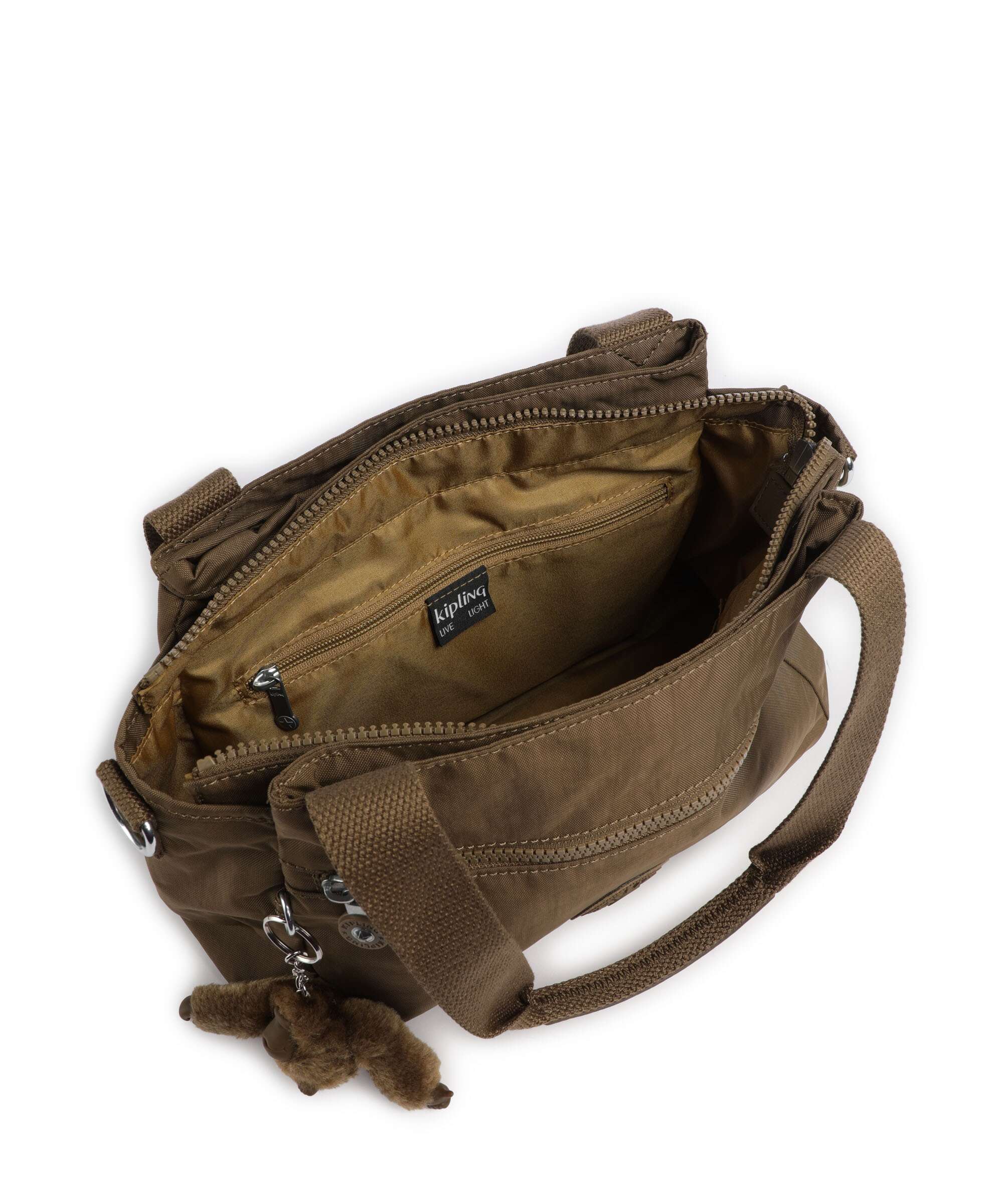 Kipling Basic Elysia Torba na ramię smooth khaki - Image 5