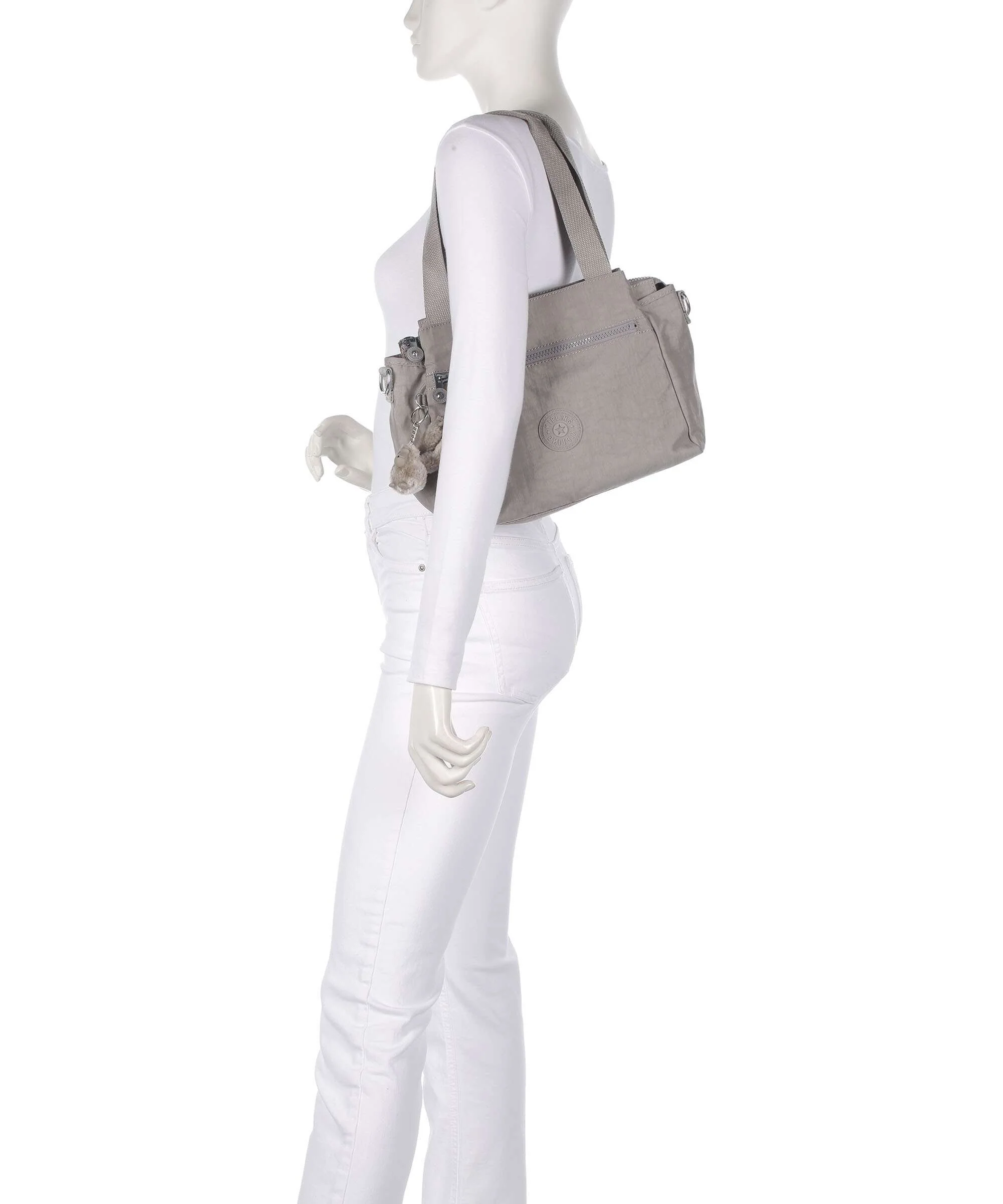 Kipling Basic Elysia Torba na ramię grey gris - Image 3