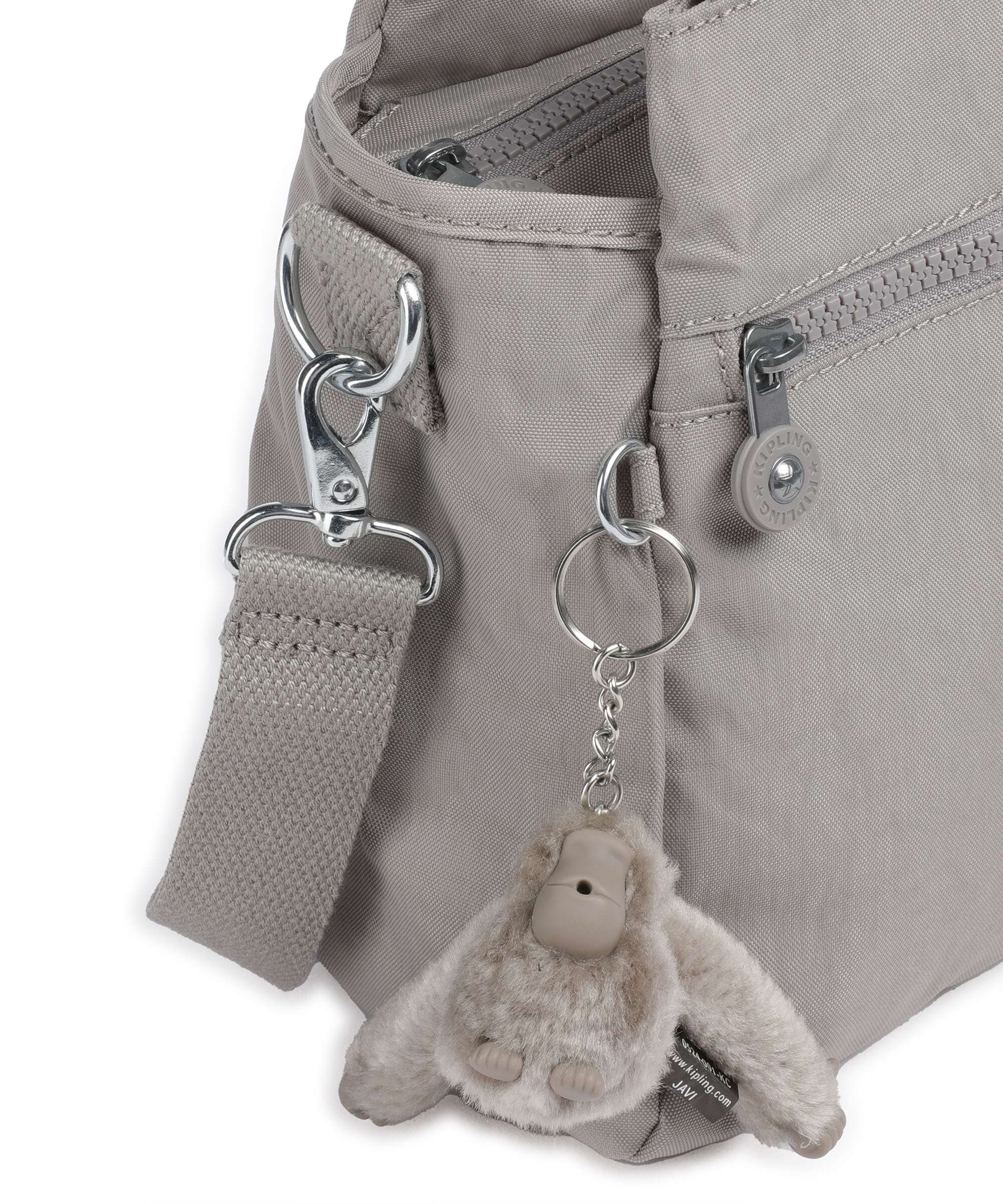 Kipling Basic Elysia Torba na ramię grey gris - Image 4