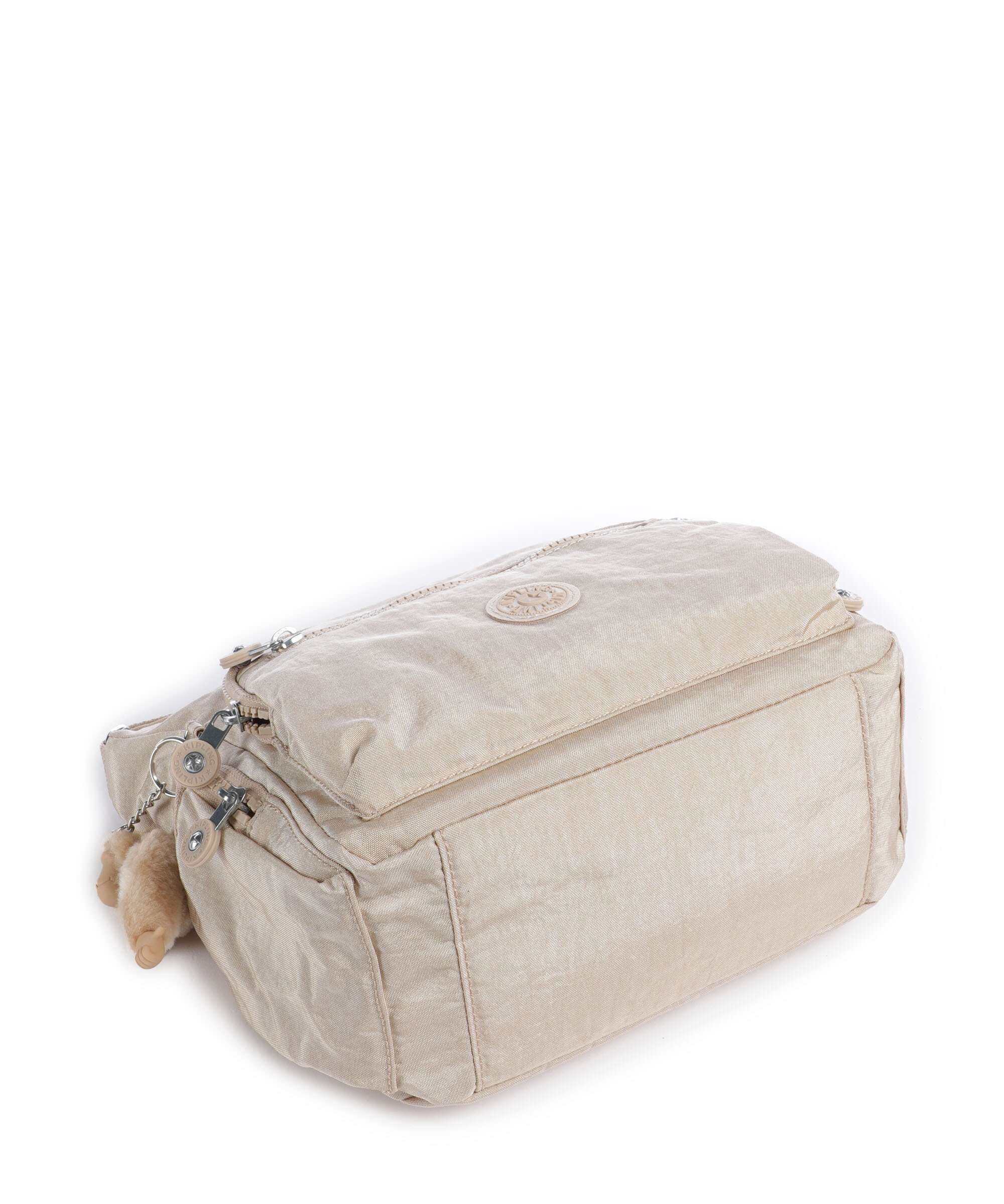Kipling Basic Gabbie S Torba przez ramię sparkled beige - Image 5