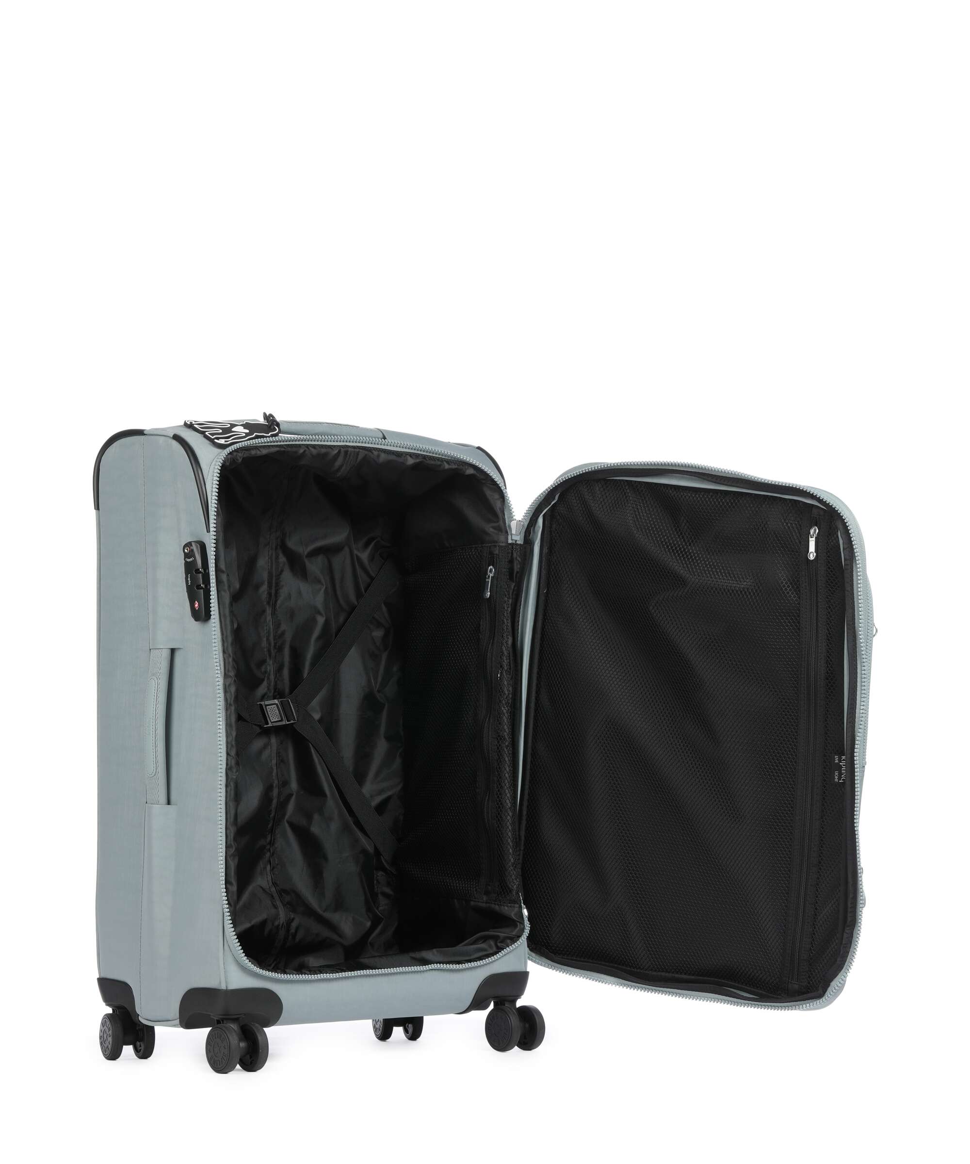 Kipling Basic New Youri M Walizka na 4 kołach relaxed grey - Image 6