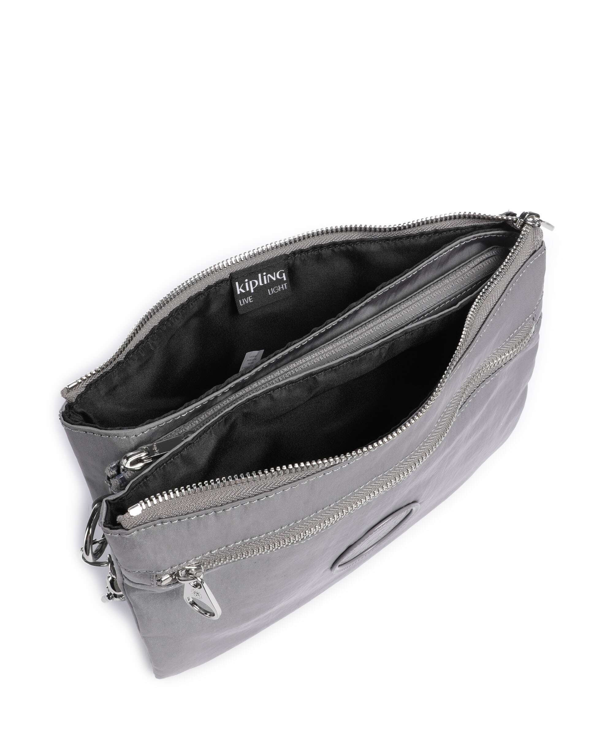 Kipling Charm Riri L Zip Torba przez ramię grey spice - Image 6