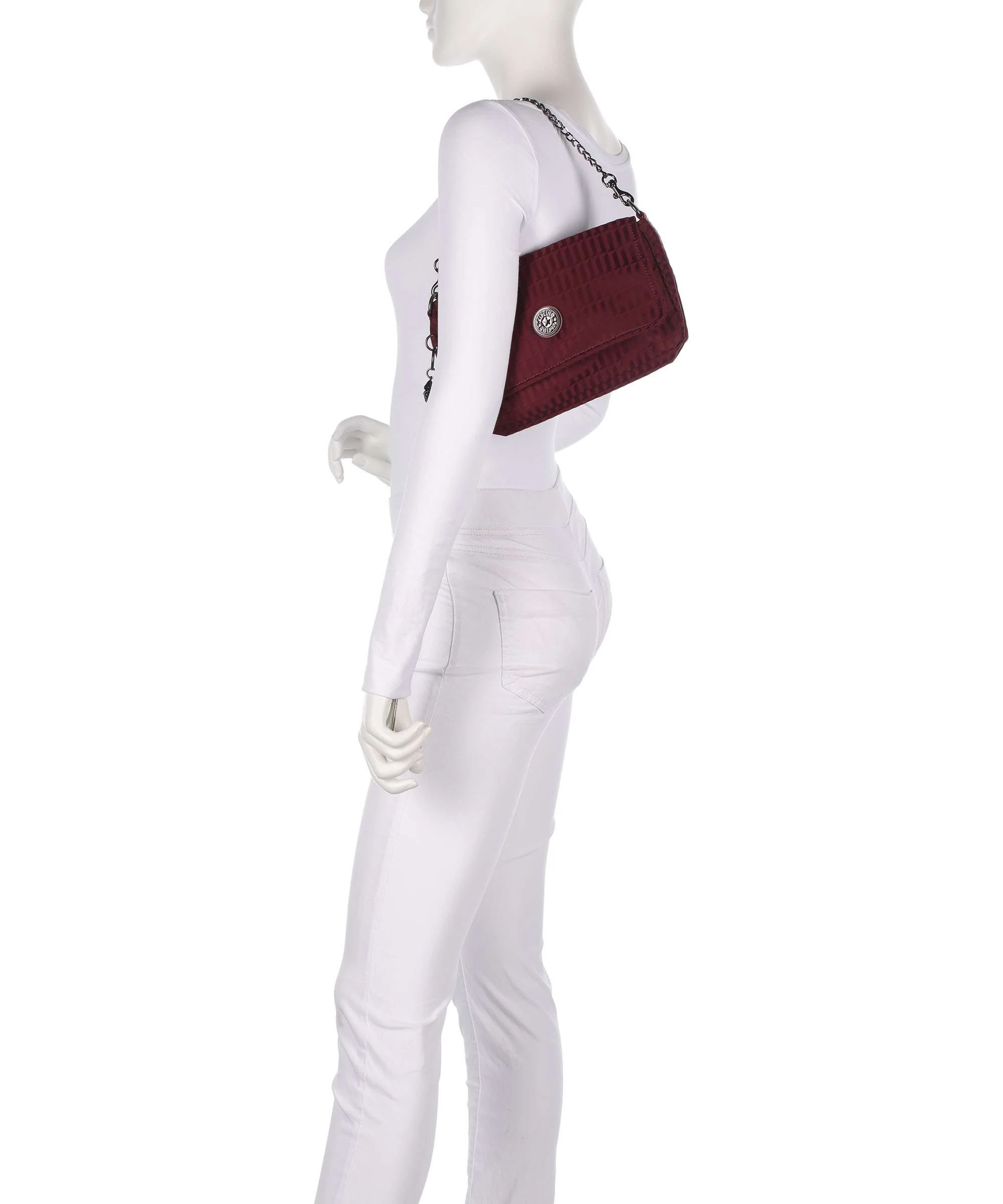Kipling Elevated Aras Up Torba na ramię maroon tile - Image 3