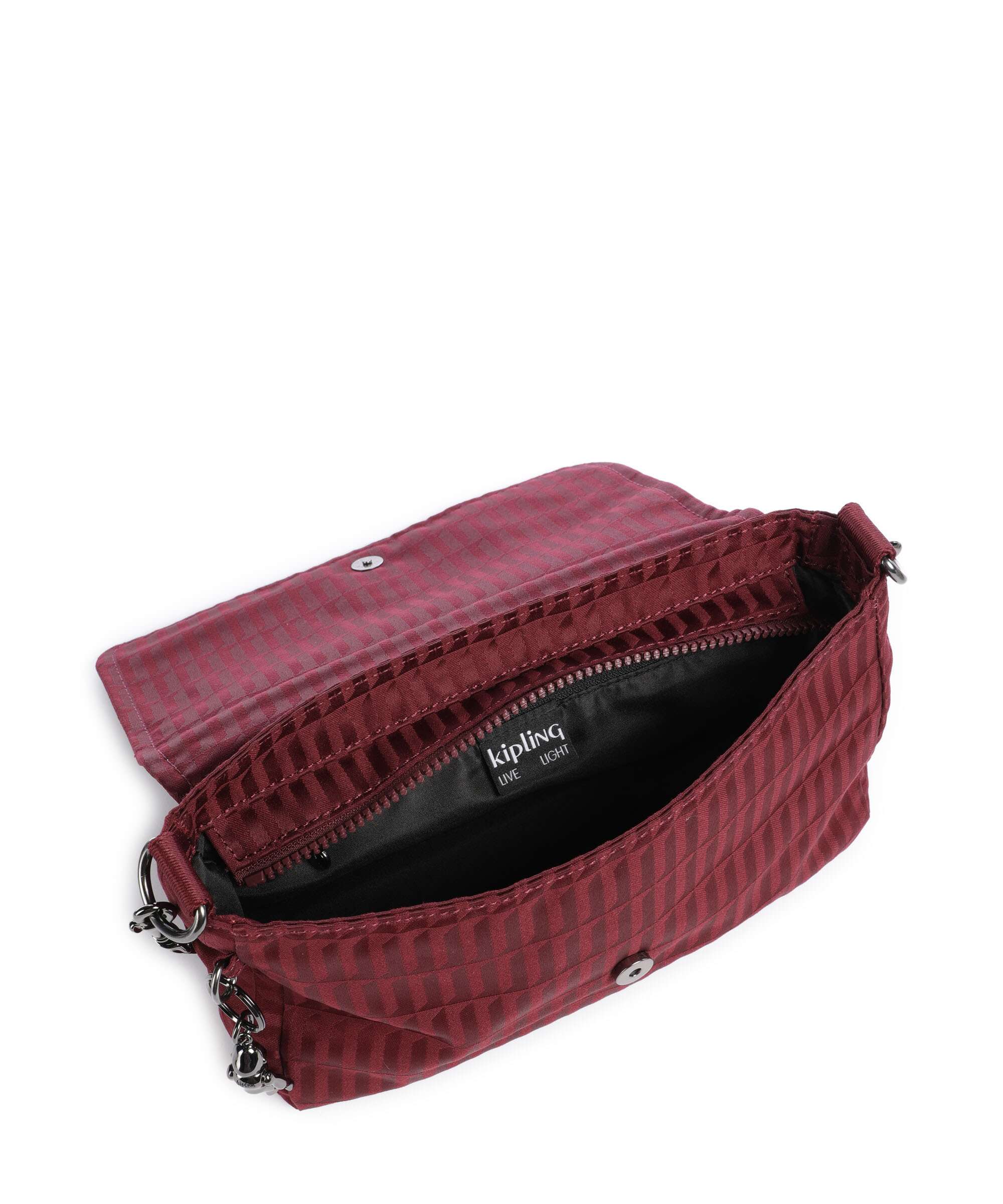 Kipling Elevated Aras Up Torba na ramię maroon tile - Image 7