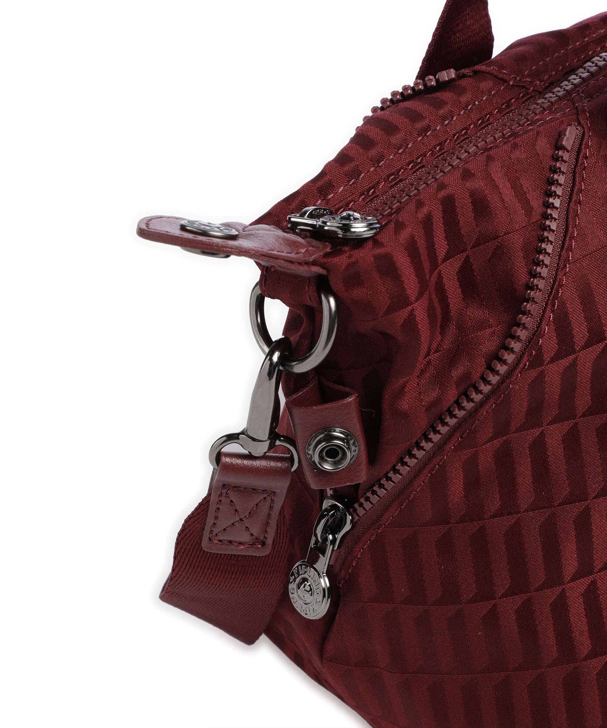 Kipling Elevated Art Mini Torebka maroon tile - Image 6