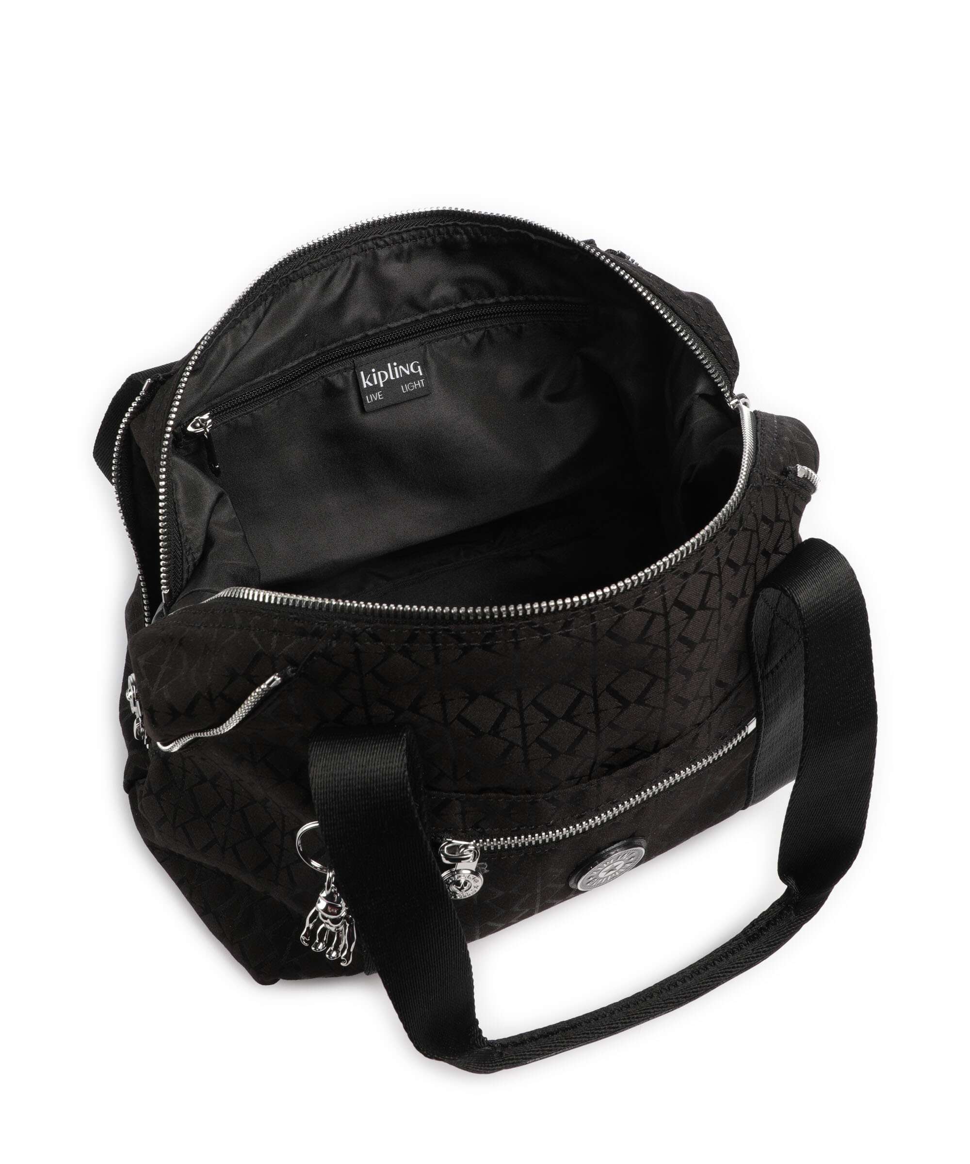 Kipling Elevated Art Mini Torebka noir sign jq - Image 6