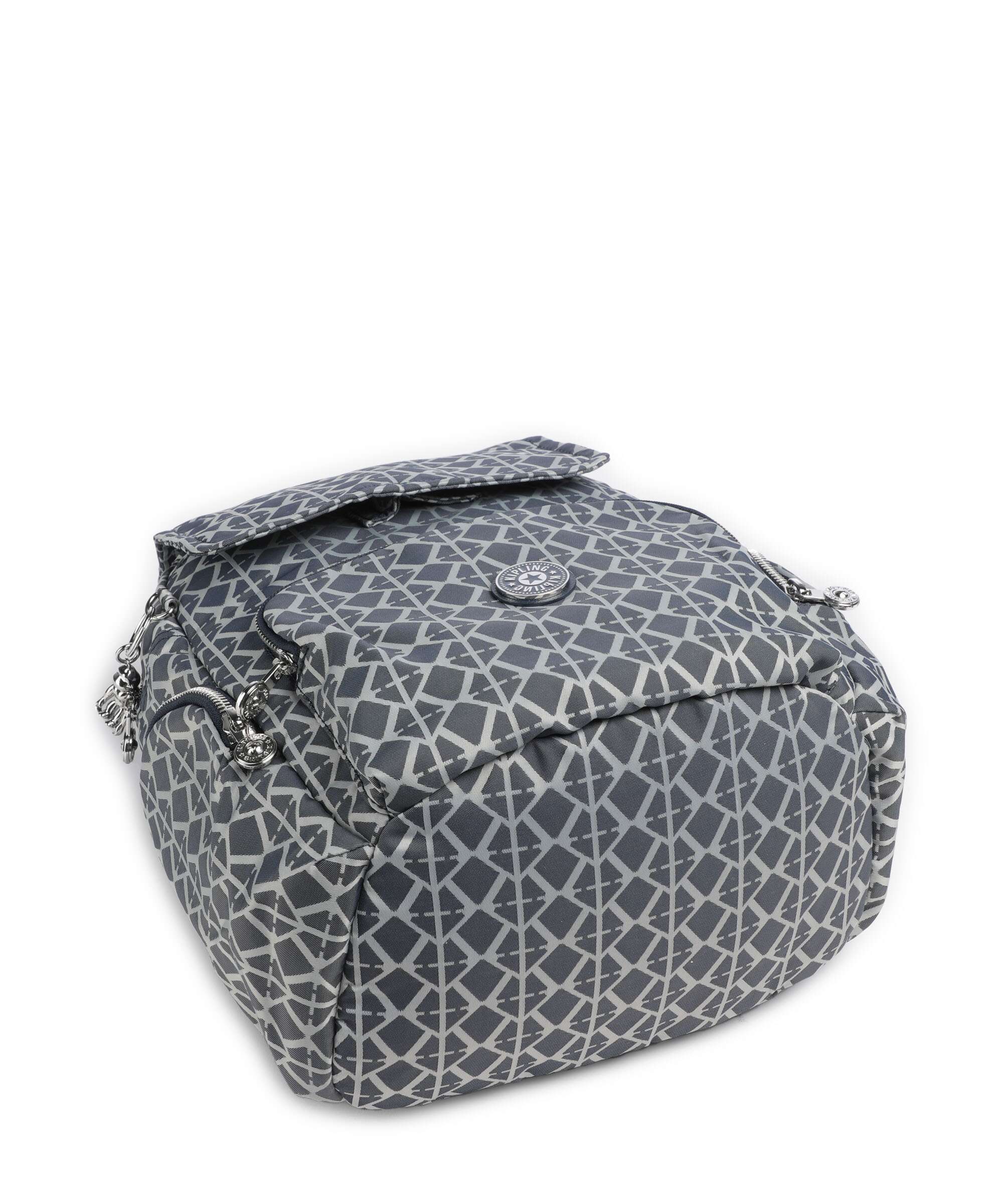 Kipling Elevated City Zip S Plecak navy sign - Image 5