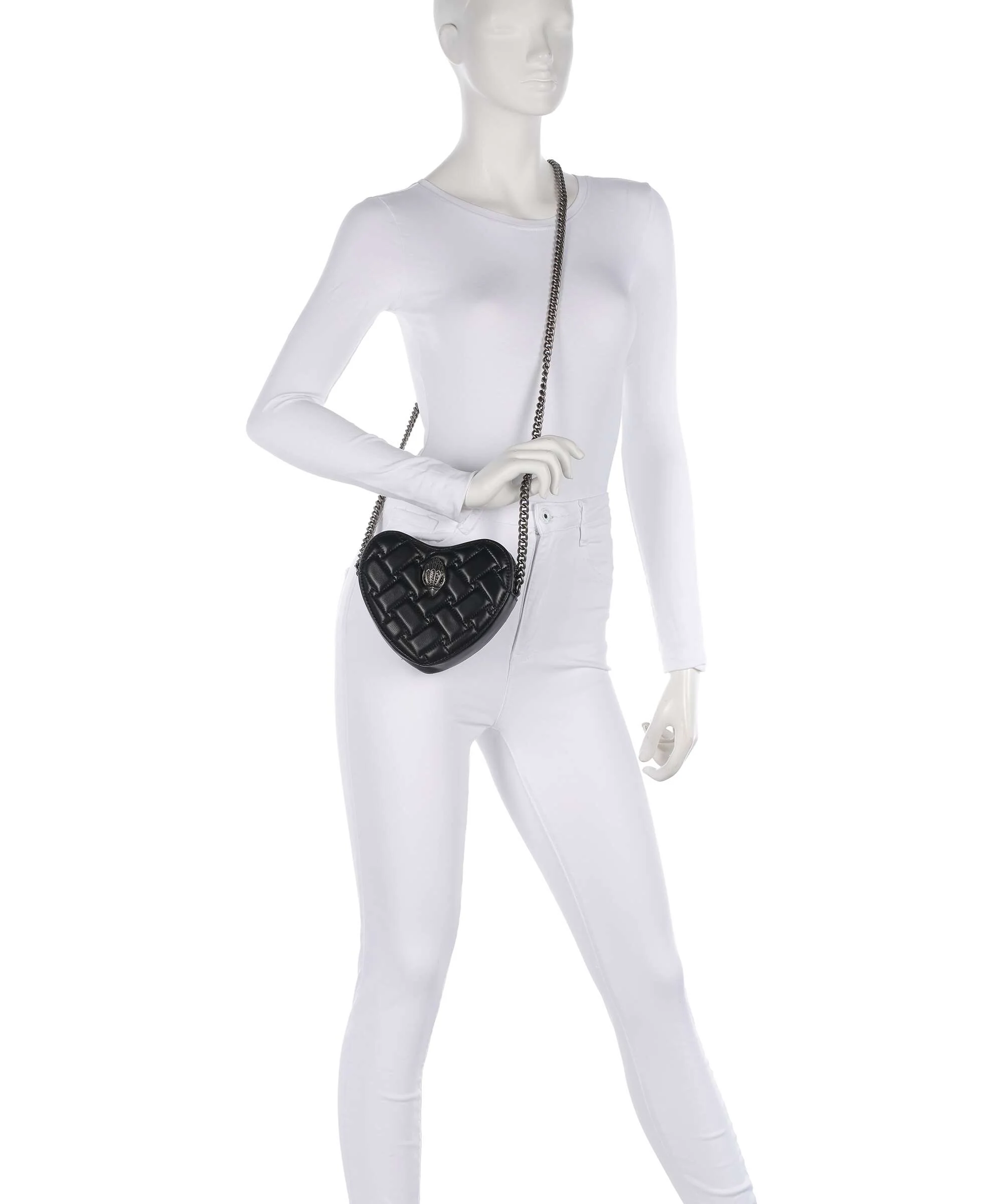 Kurt Geiger Kensington Heart Torba przez ramię black - Image 3