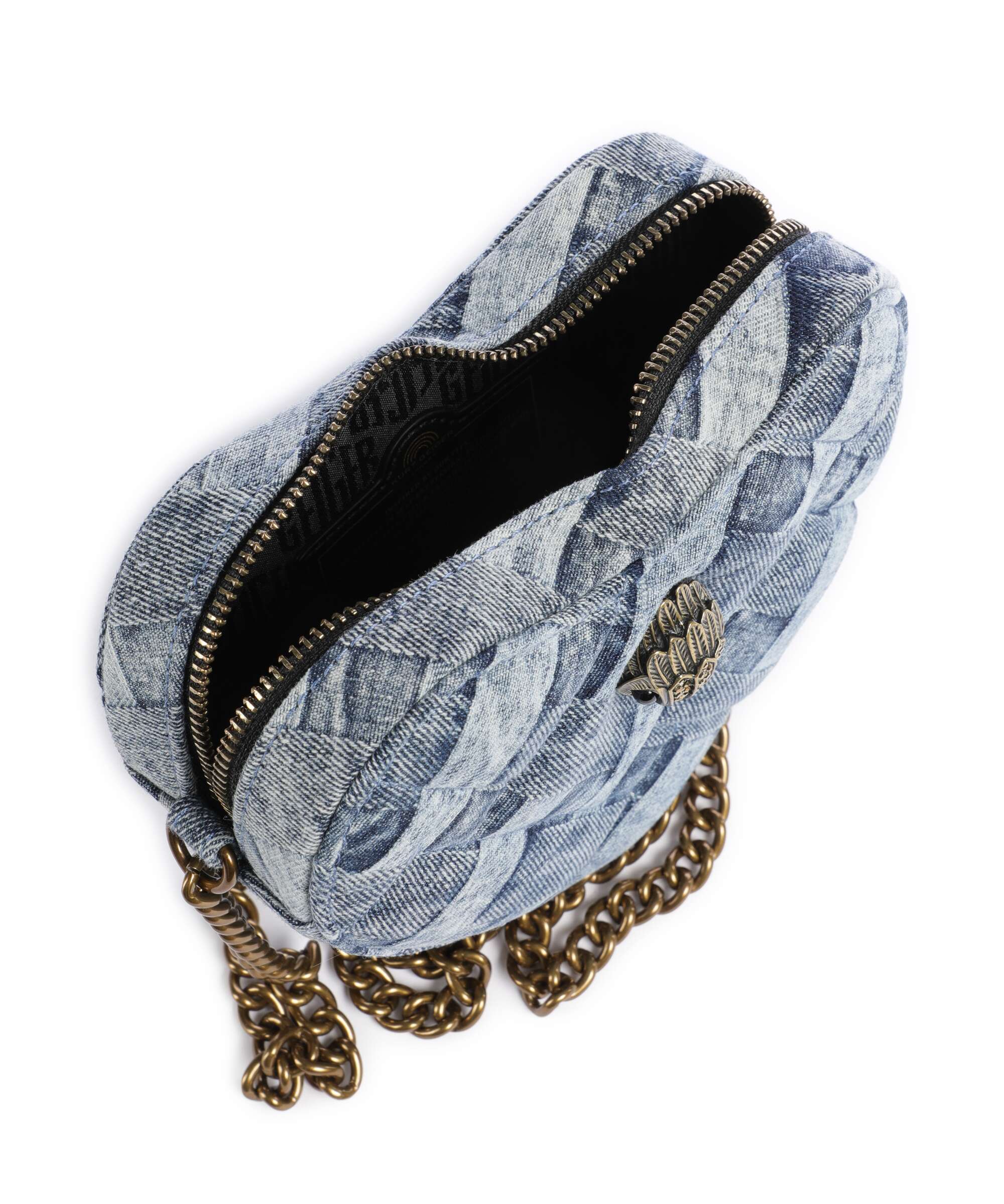 Kurt Geiger Kensington Heart Torba przez ramię denim - Image 5