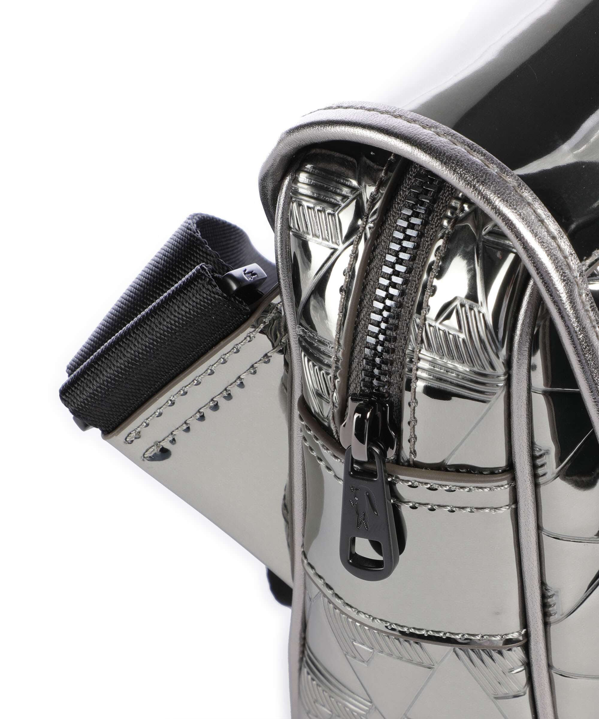Lacoste Holiday Torba przez ramię silver/black - Image 4